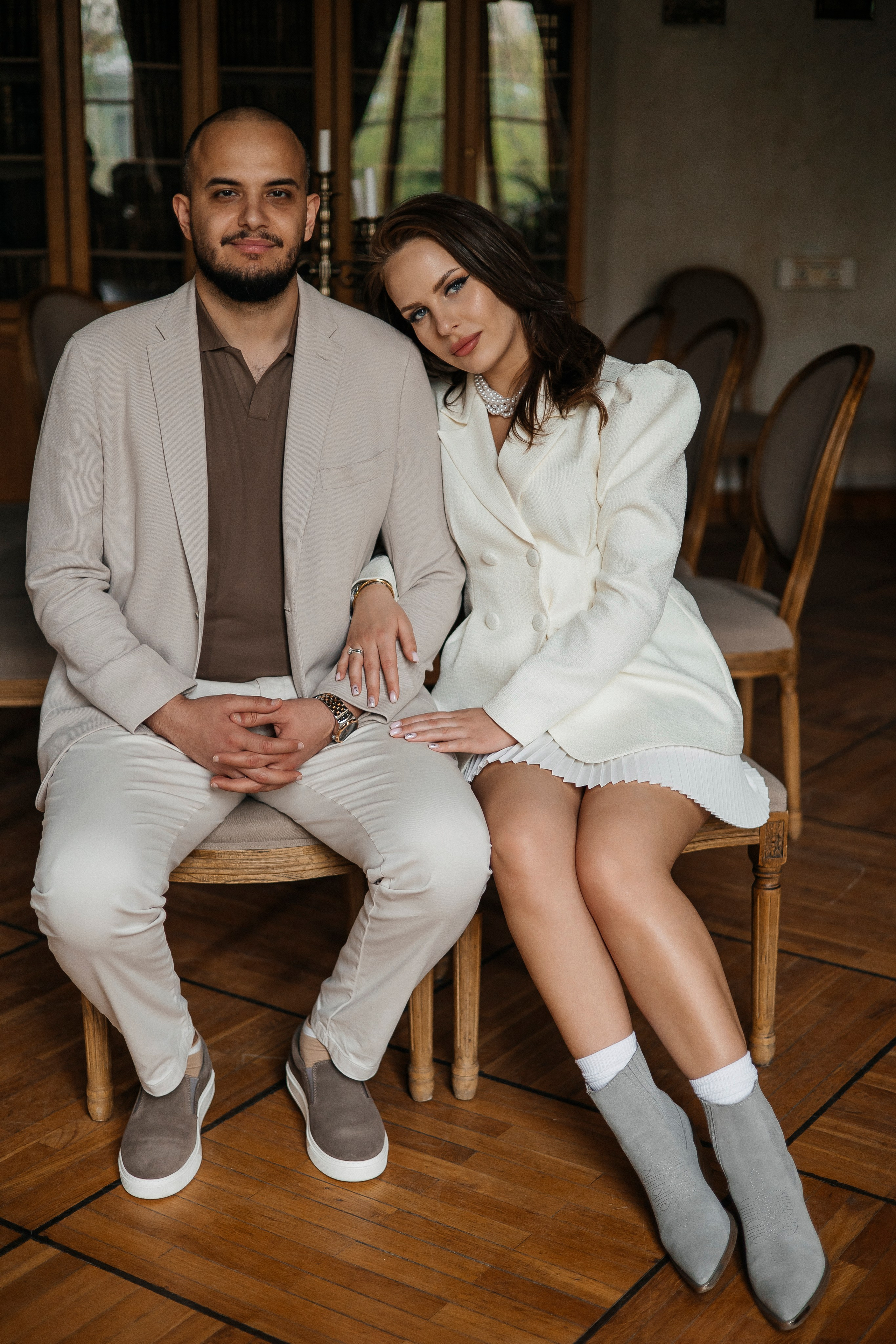 Анастасия и Мостафа (библиотека + прогулка). Фотограф в Москве Екатерина Потапова