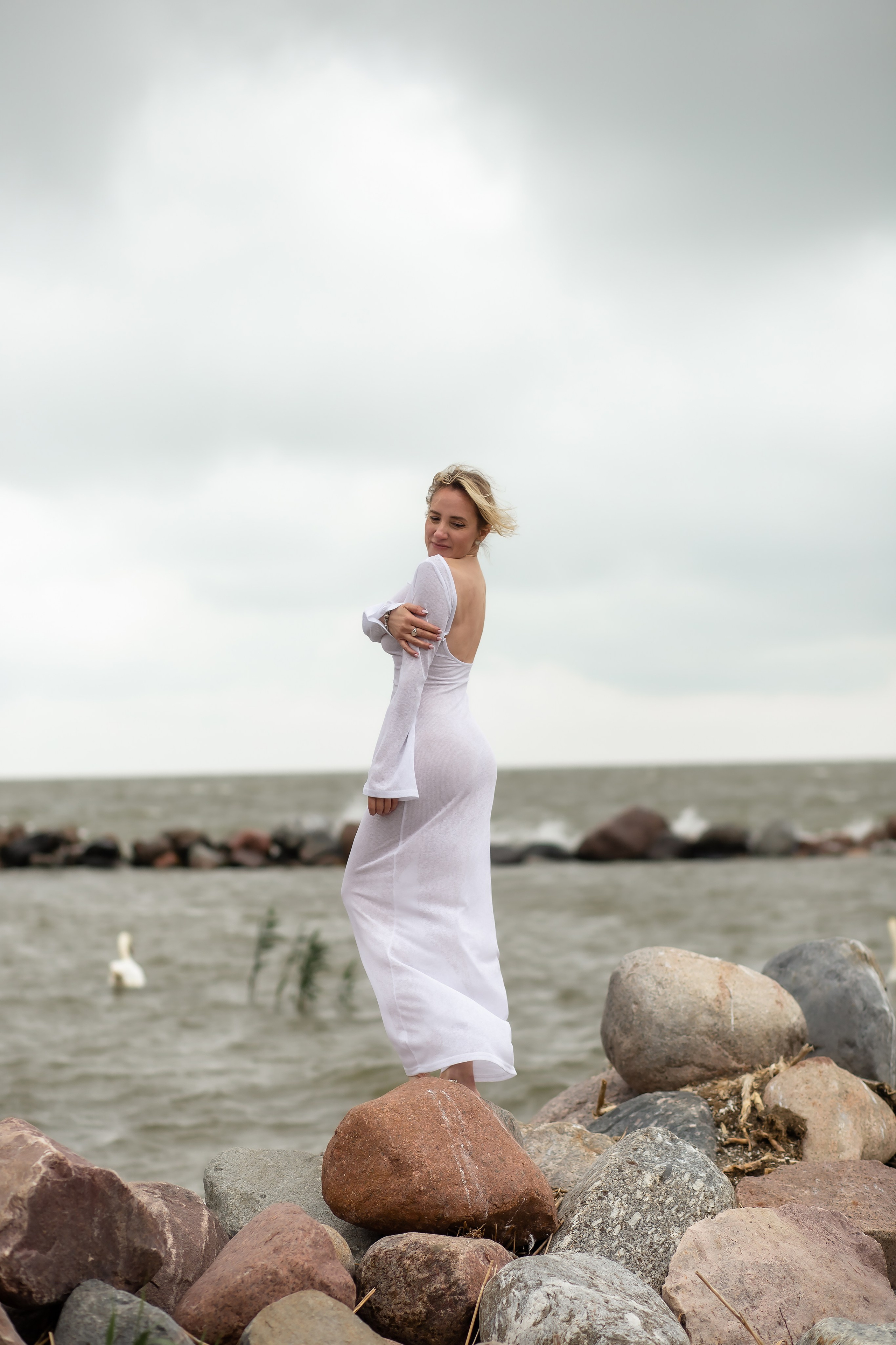 Катя. Маяк в Заливино. Фотограф в Калининграде Решетникова Алина