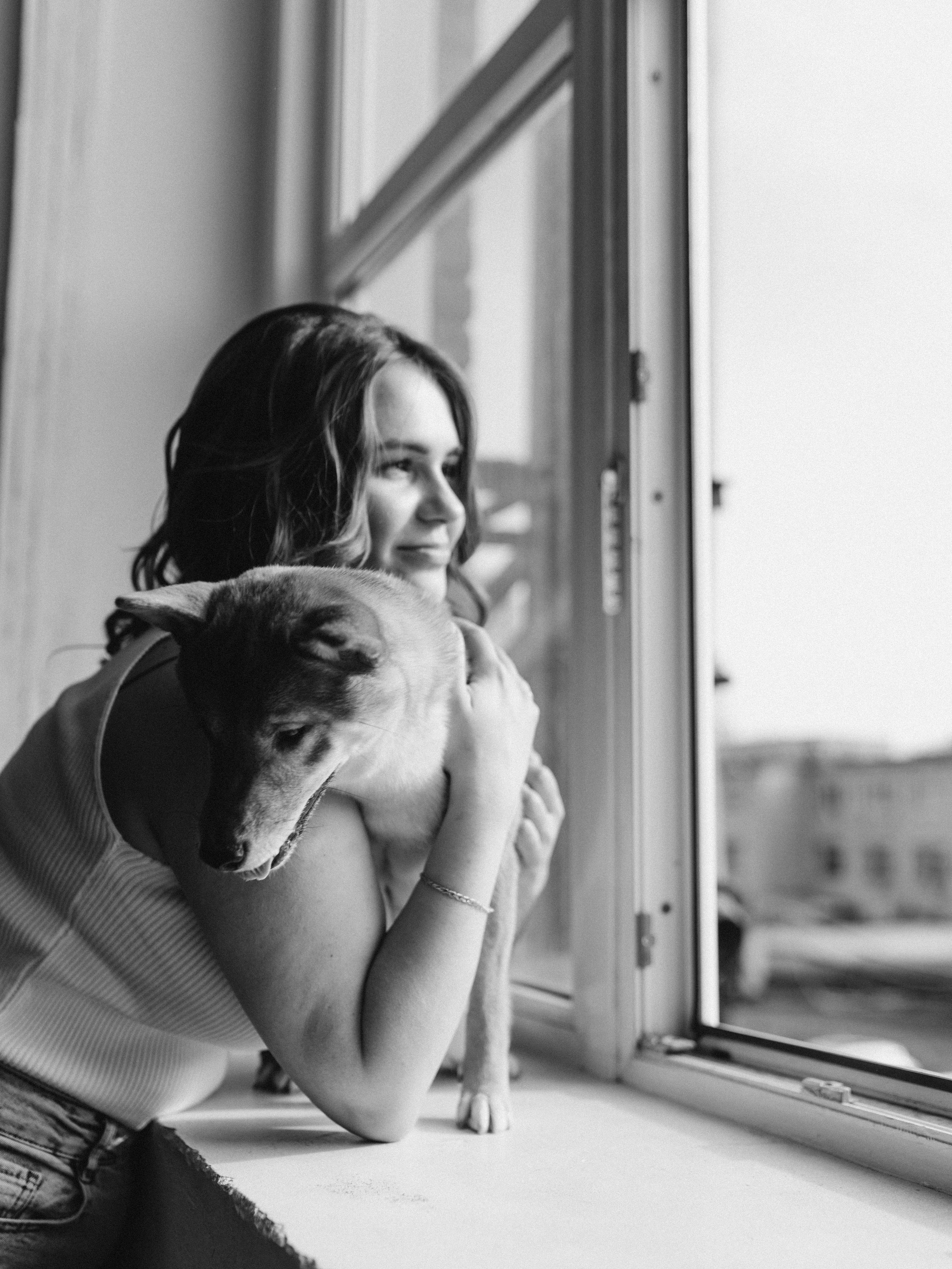 Мика и Настя. Фотограф-анималист в Москве Кириллова Татьяна