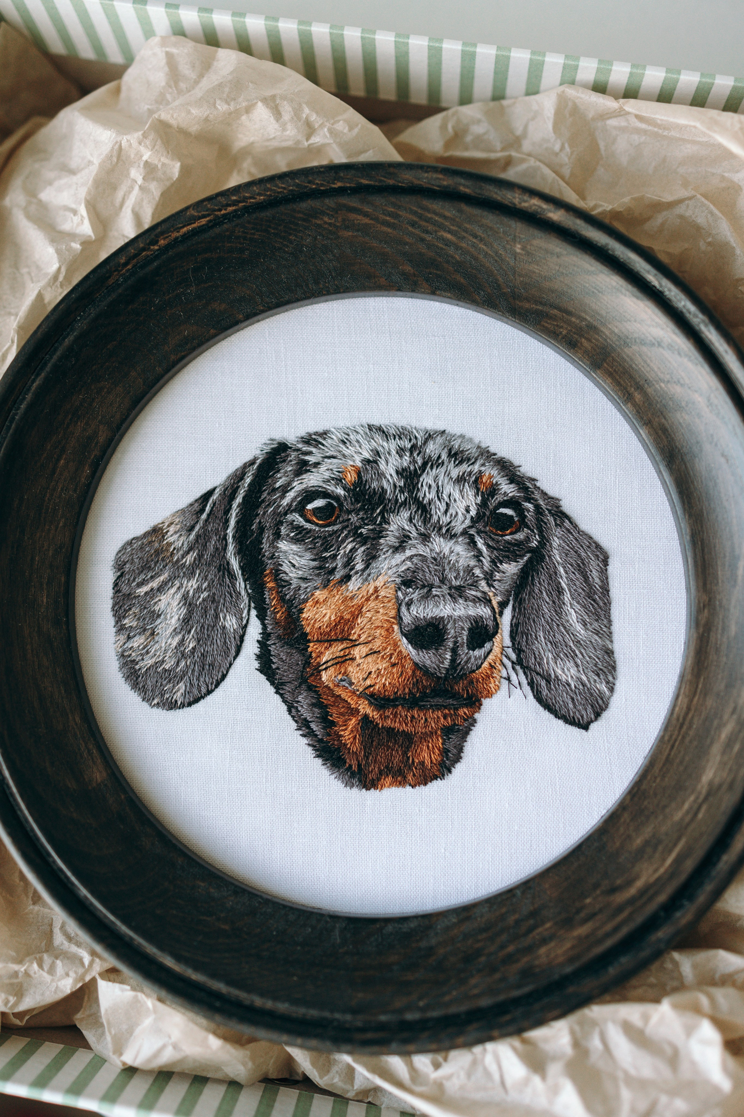 Портфолио. Портретная вышивка питомцев