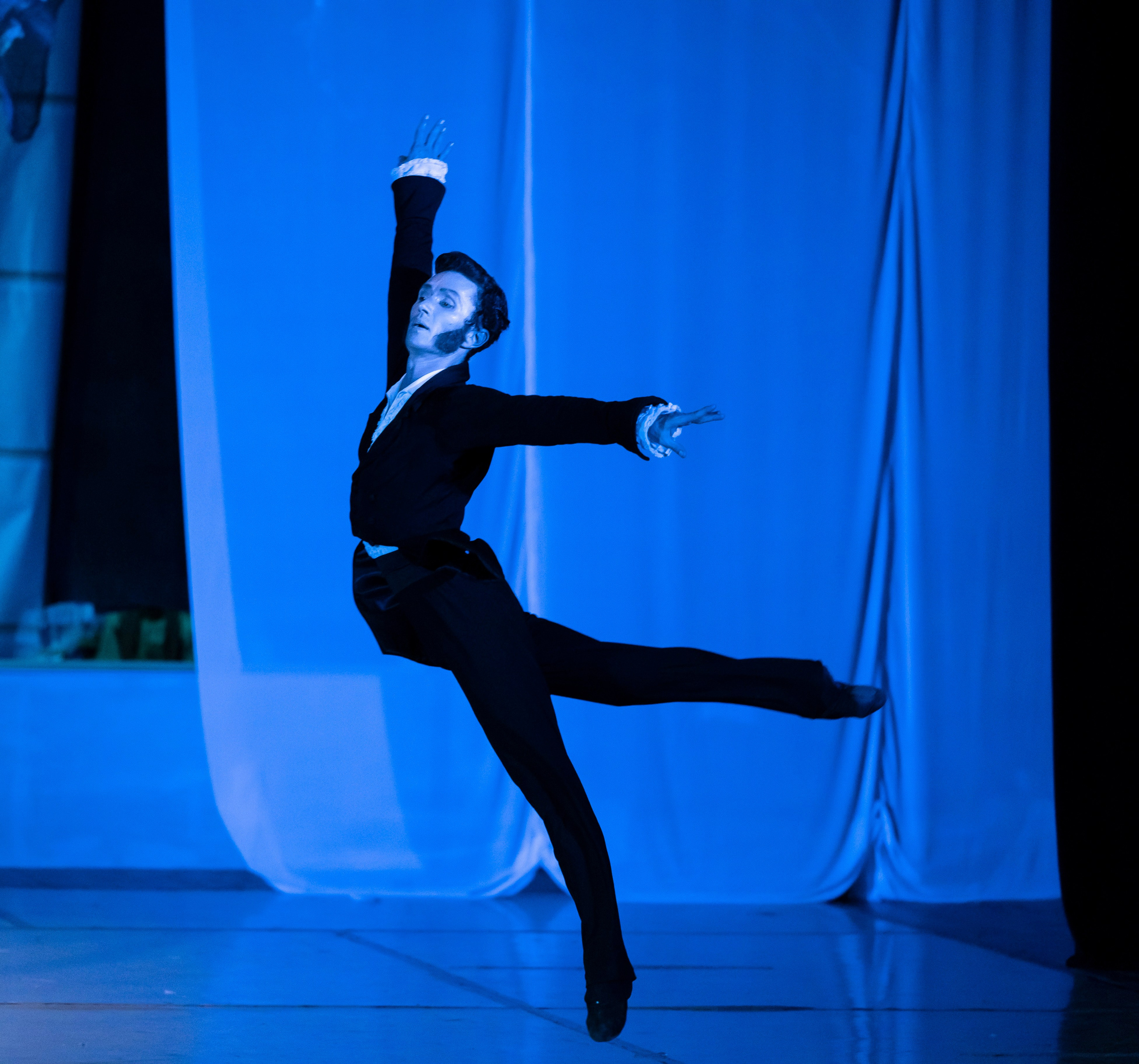 Сценическая репетиция «Пушкин. Сны после жизни» — балет Касатконой и Василёва. Балетный фотограф Москва Майоров Николай