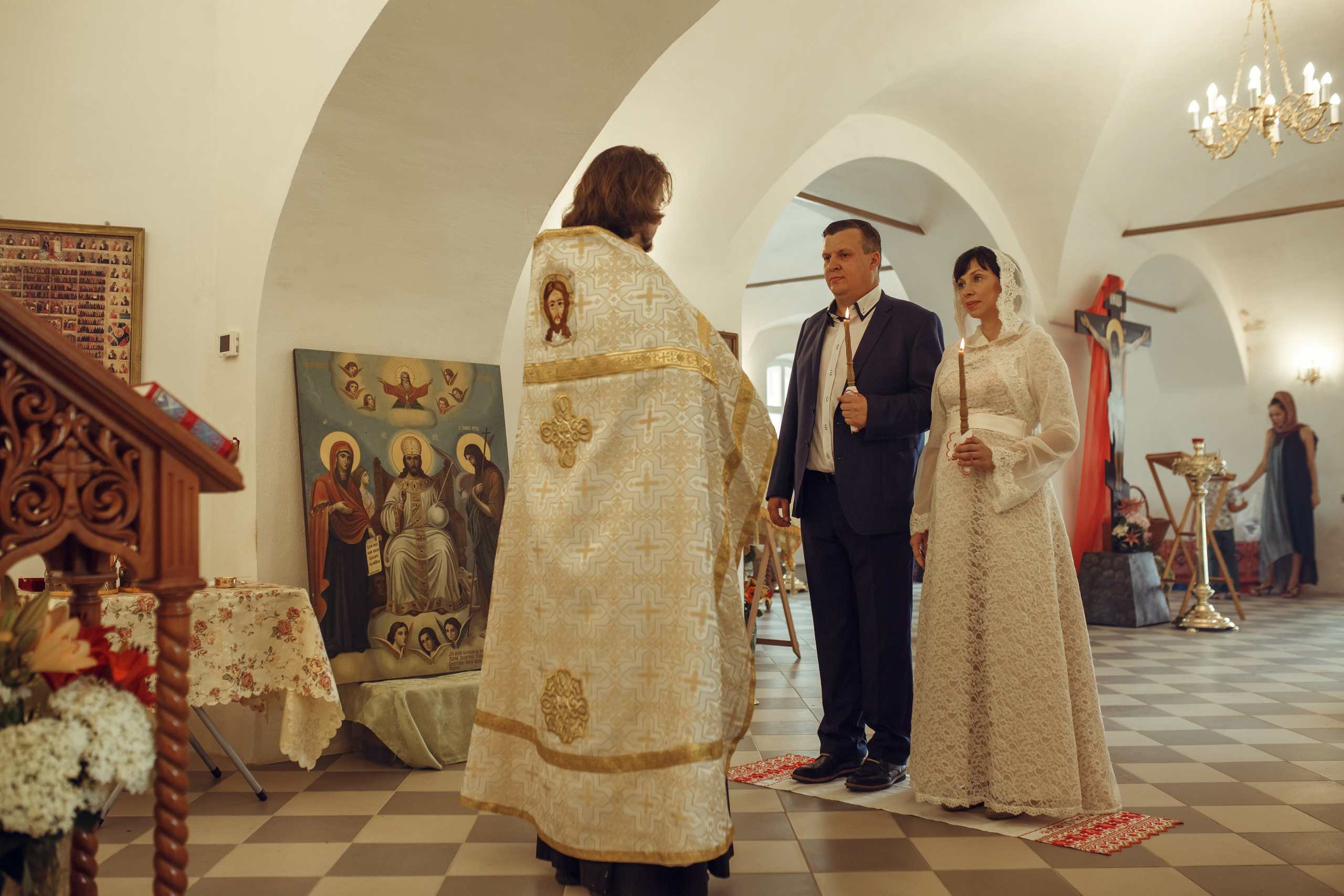 Венчание Оксаны и Дениса. Фотограф на Крещение, семейный фотограф в Москве