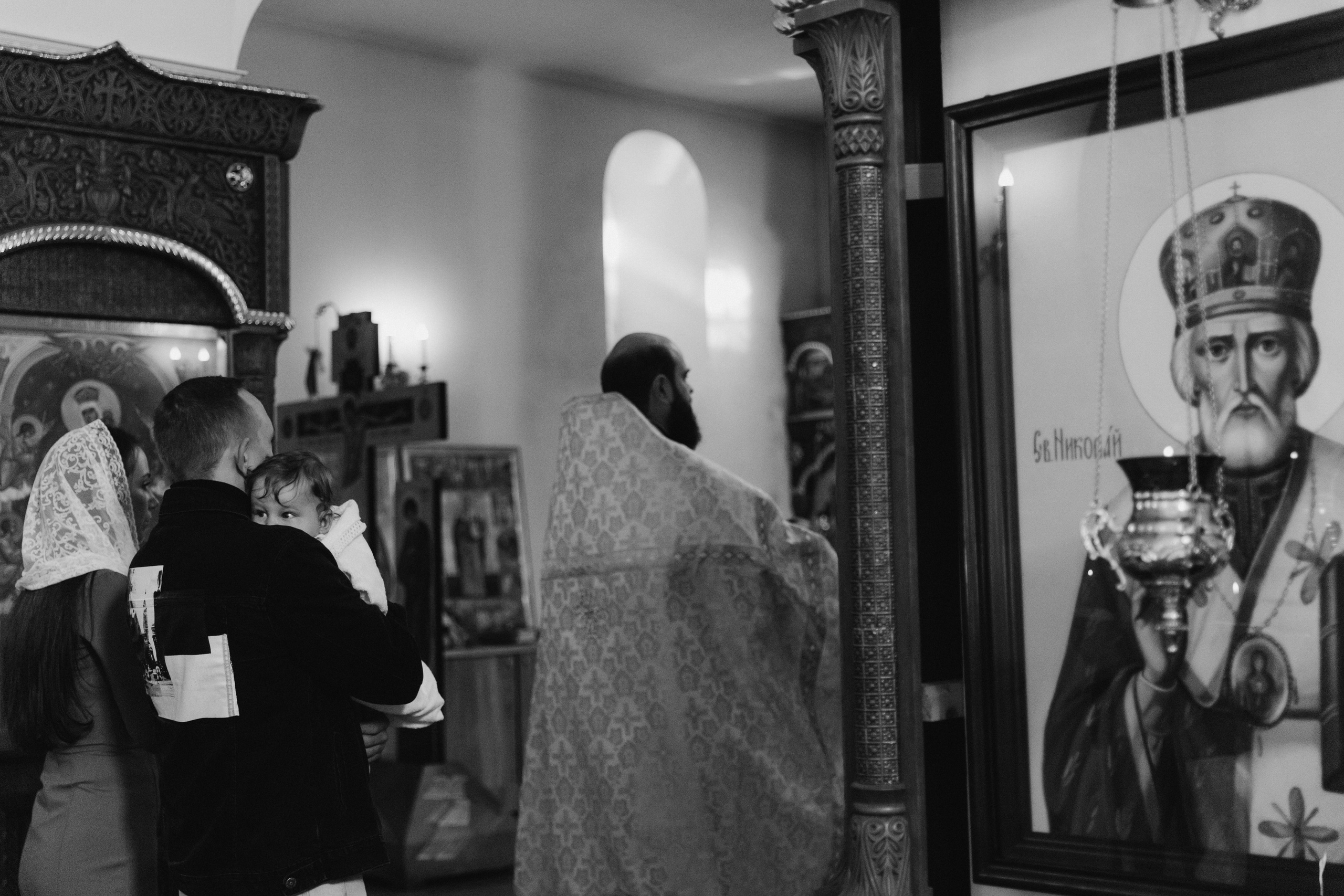 Таинство Крещения Южный Храм. Фотограф Новый Уренгой I Ньюборн I Фотограф материнства I ЯНАО