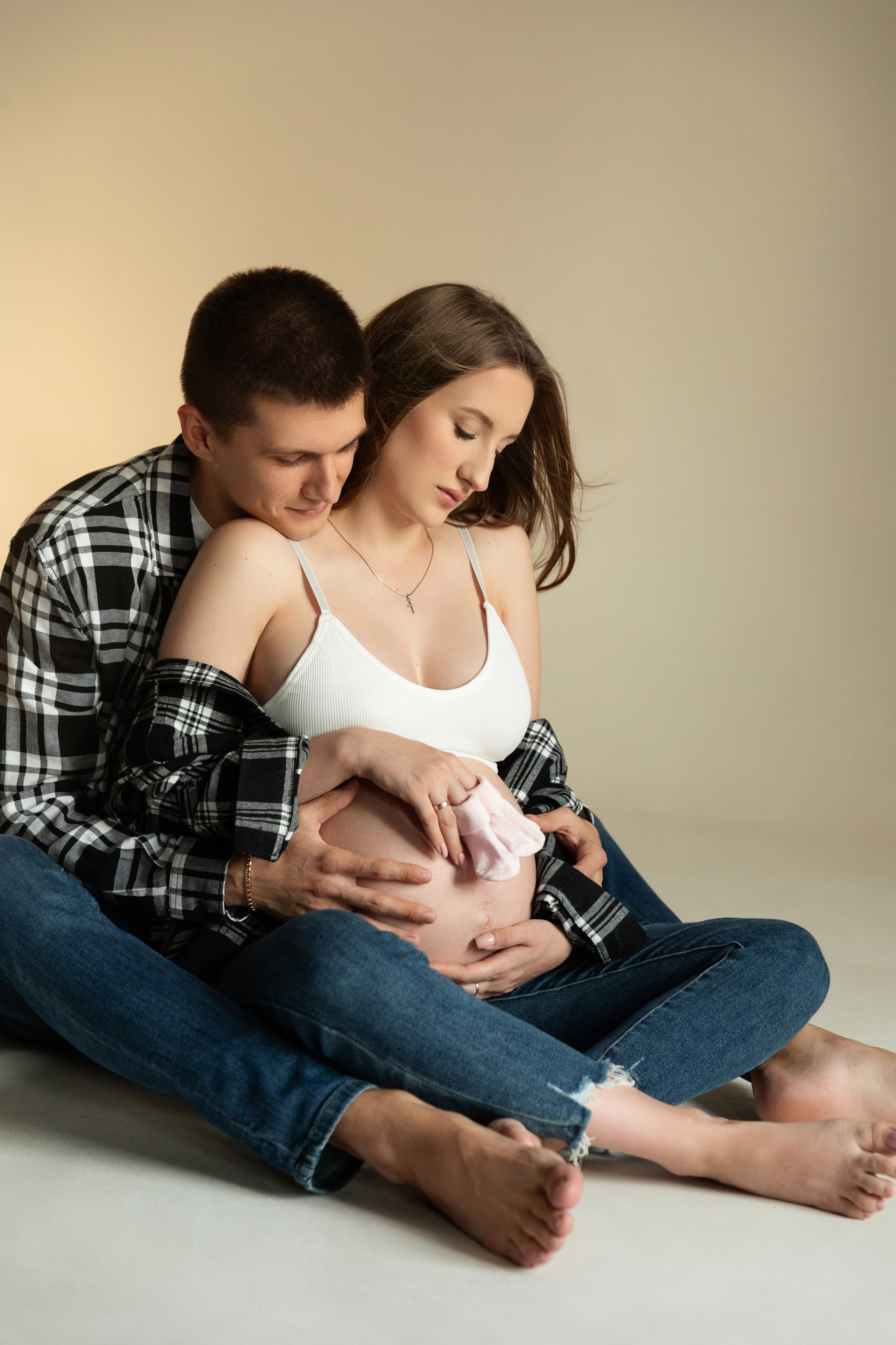 Беременность. Фотограф Мария Щеголькова. Чувственный женский портрет