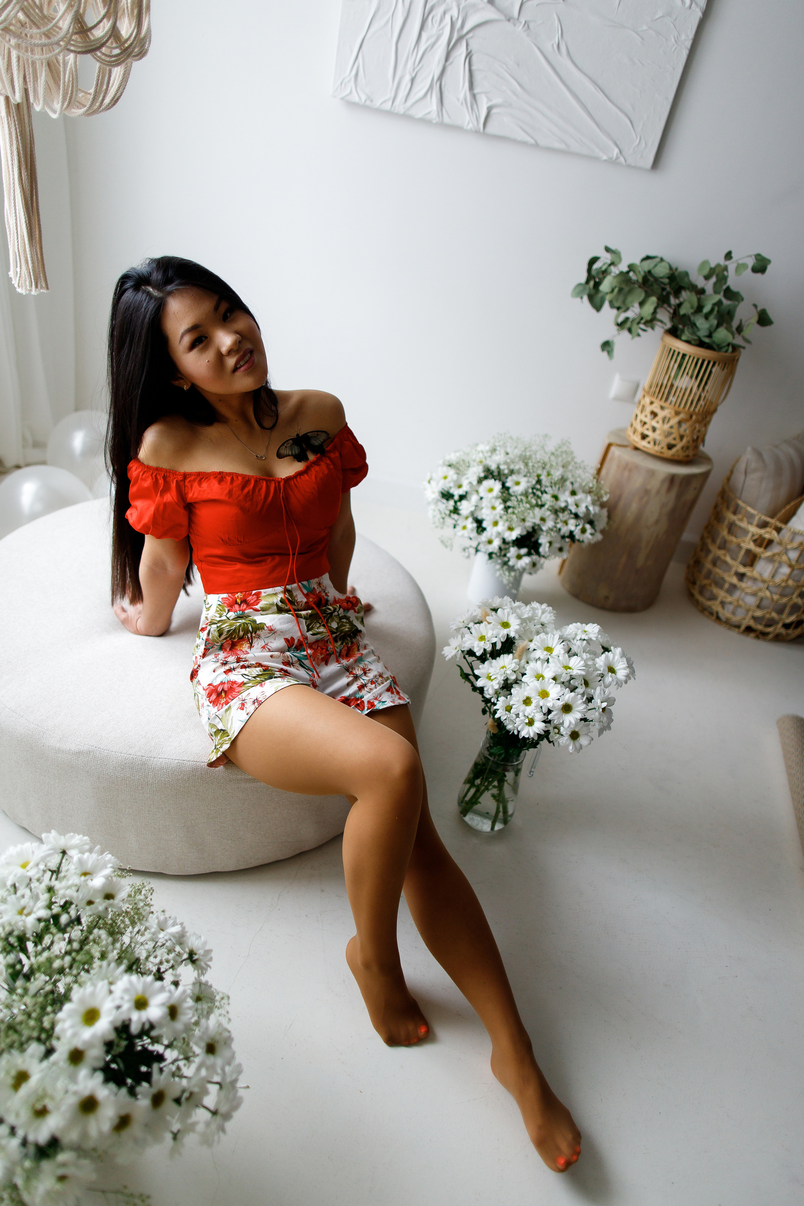 Идея фотосессии с бабочкой. Фотограф Карпачан Анастасия