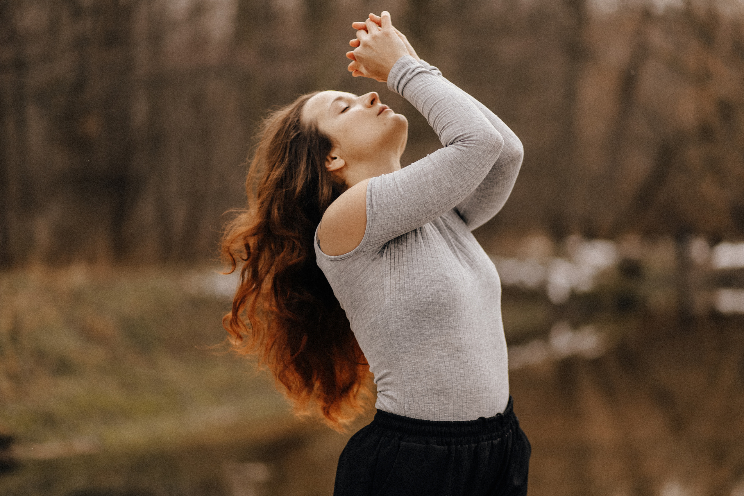 Даша в парке Кузьминки. Фотограф Карпачан Анастасия