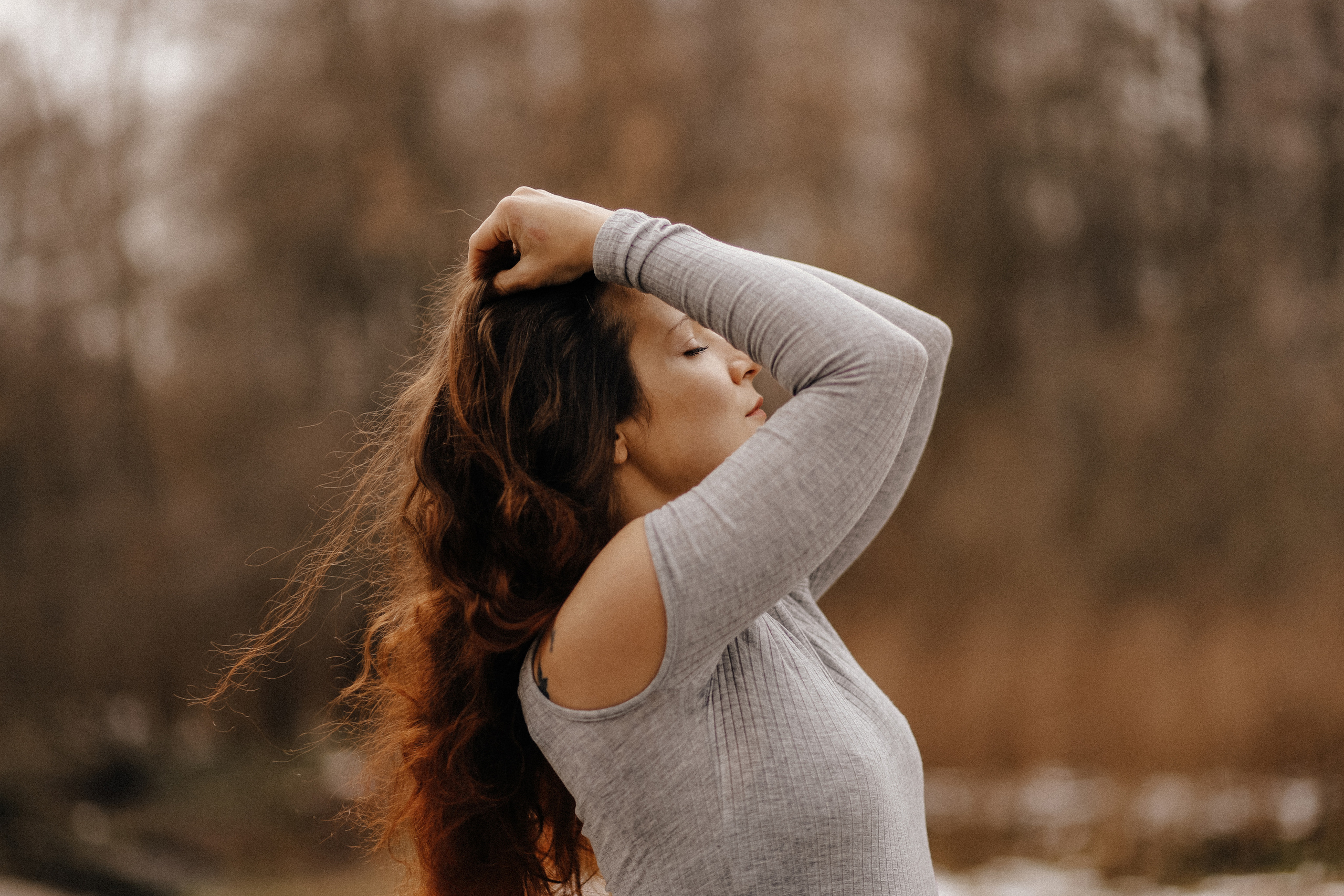 Даша в парке Кузьминки. Фотограф Карпачан Анастасия