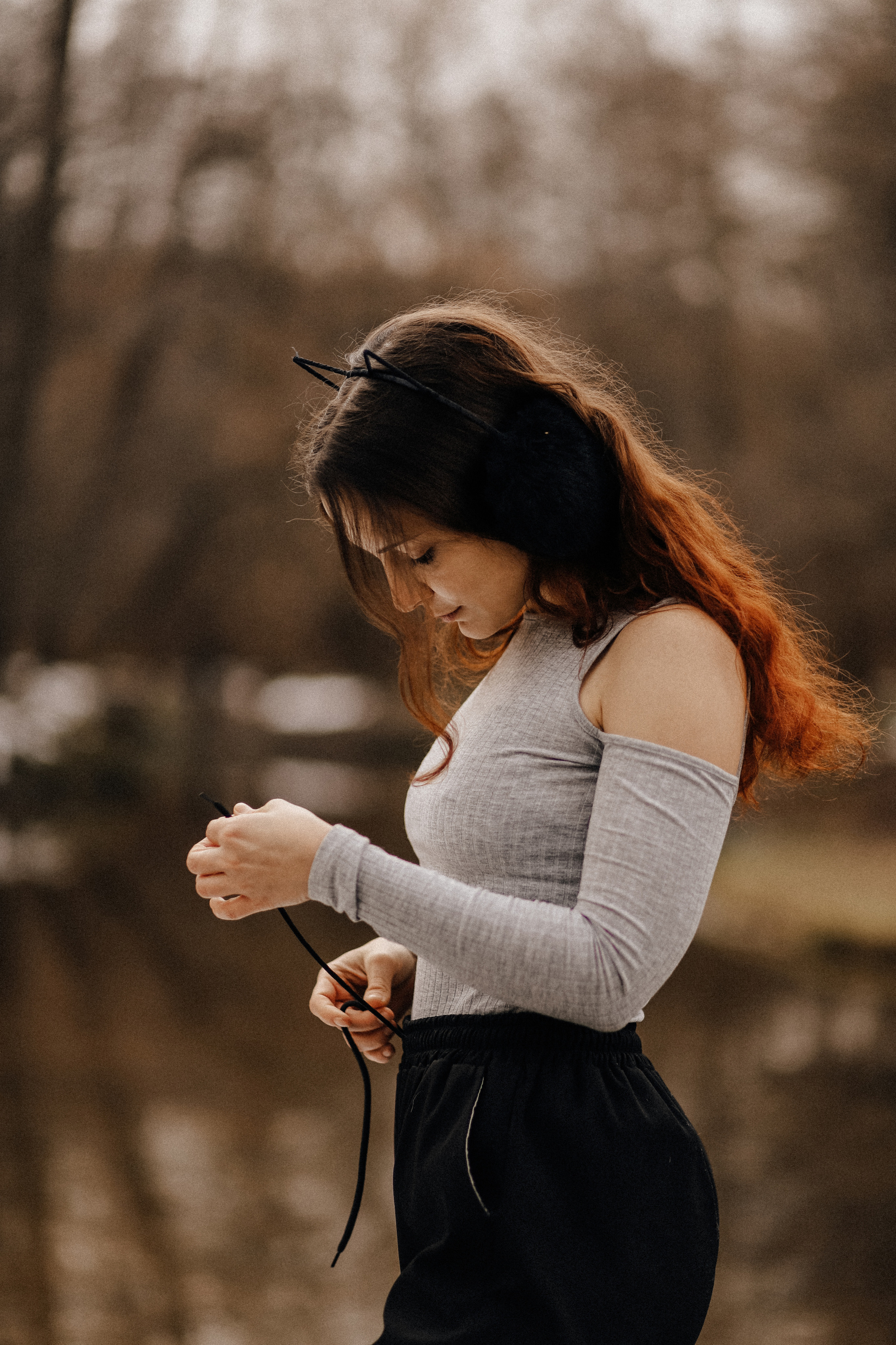 Даша в парке Кузьминки. Фотограф Карпачан Анастасия