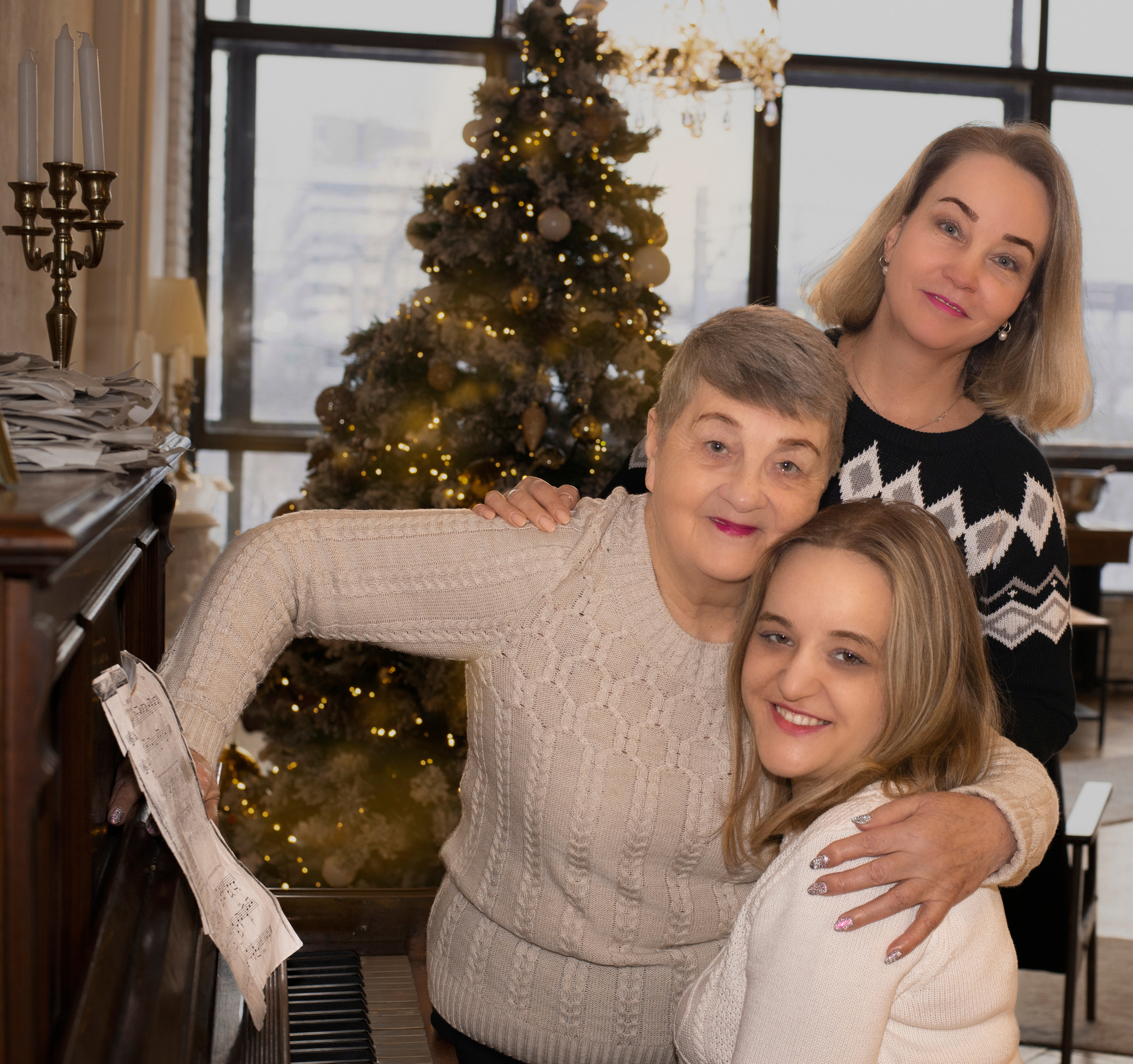 Новогодняя история поколений. Фотограф в Москве