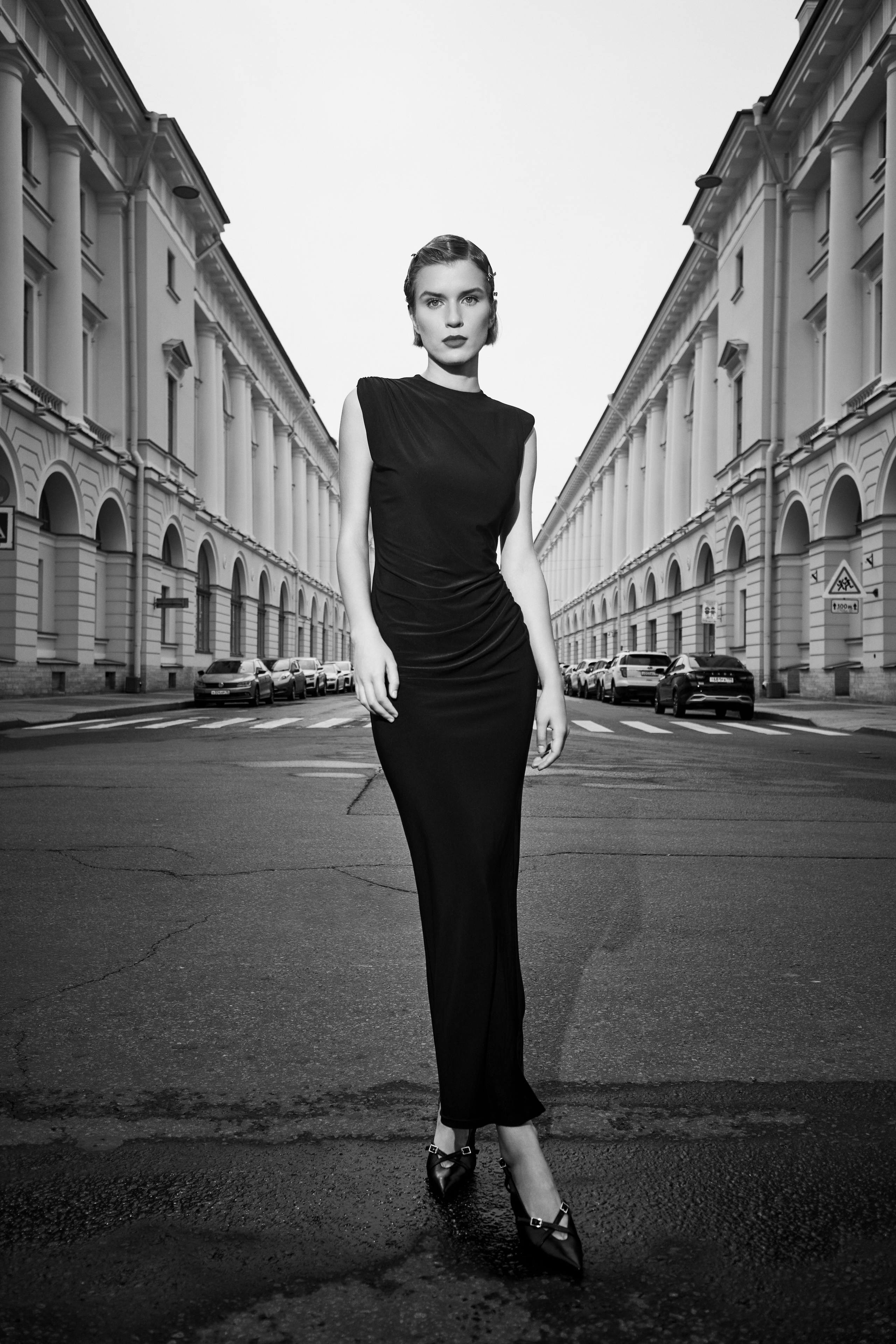 Импульсный свет на улице