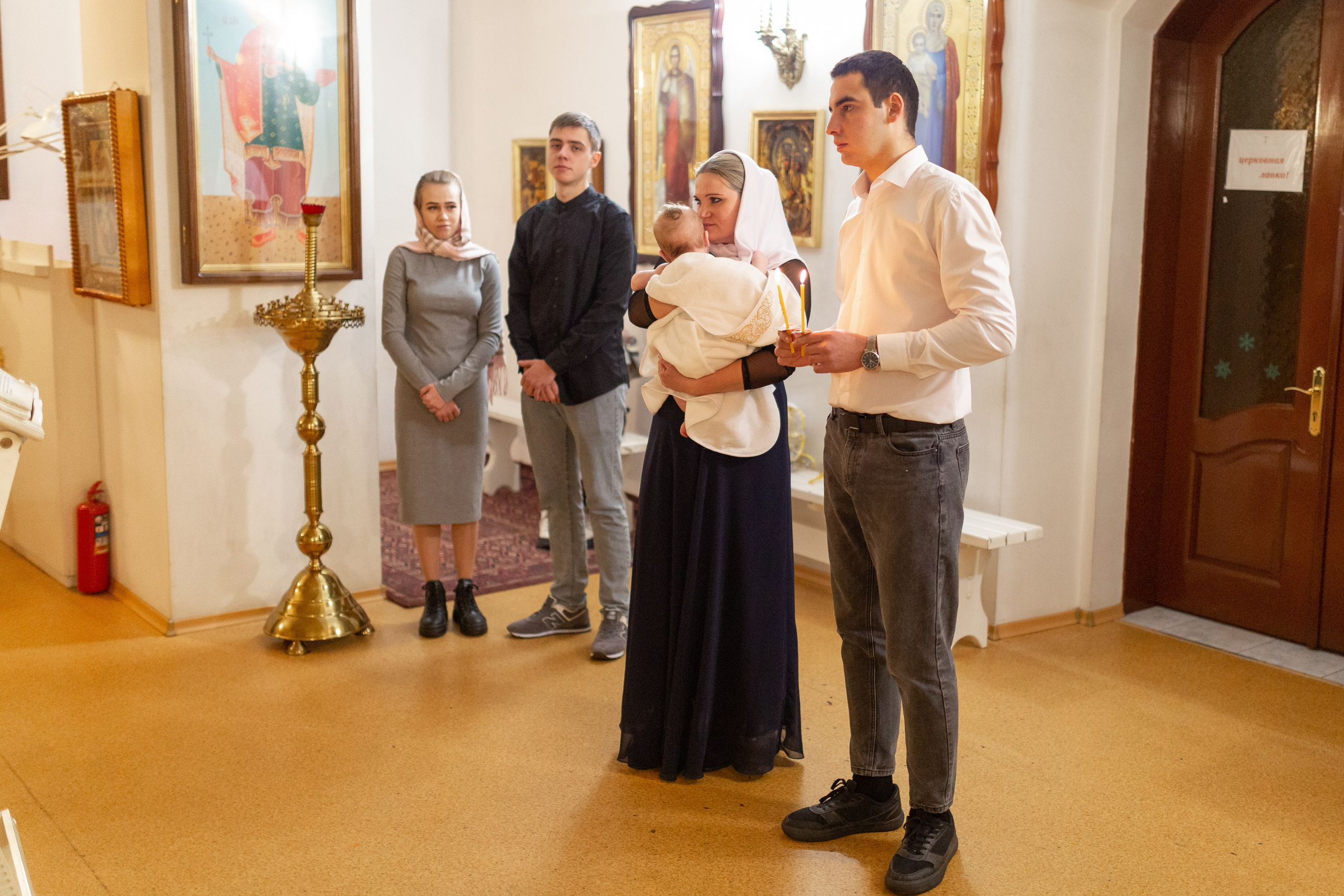 Таинство крещения. Фотограф Комаров Сергей