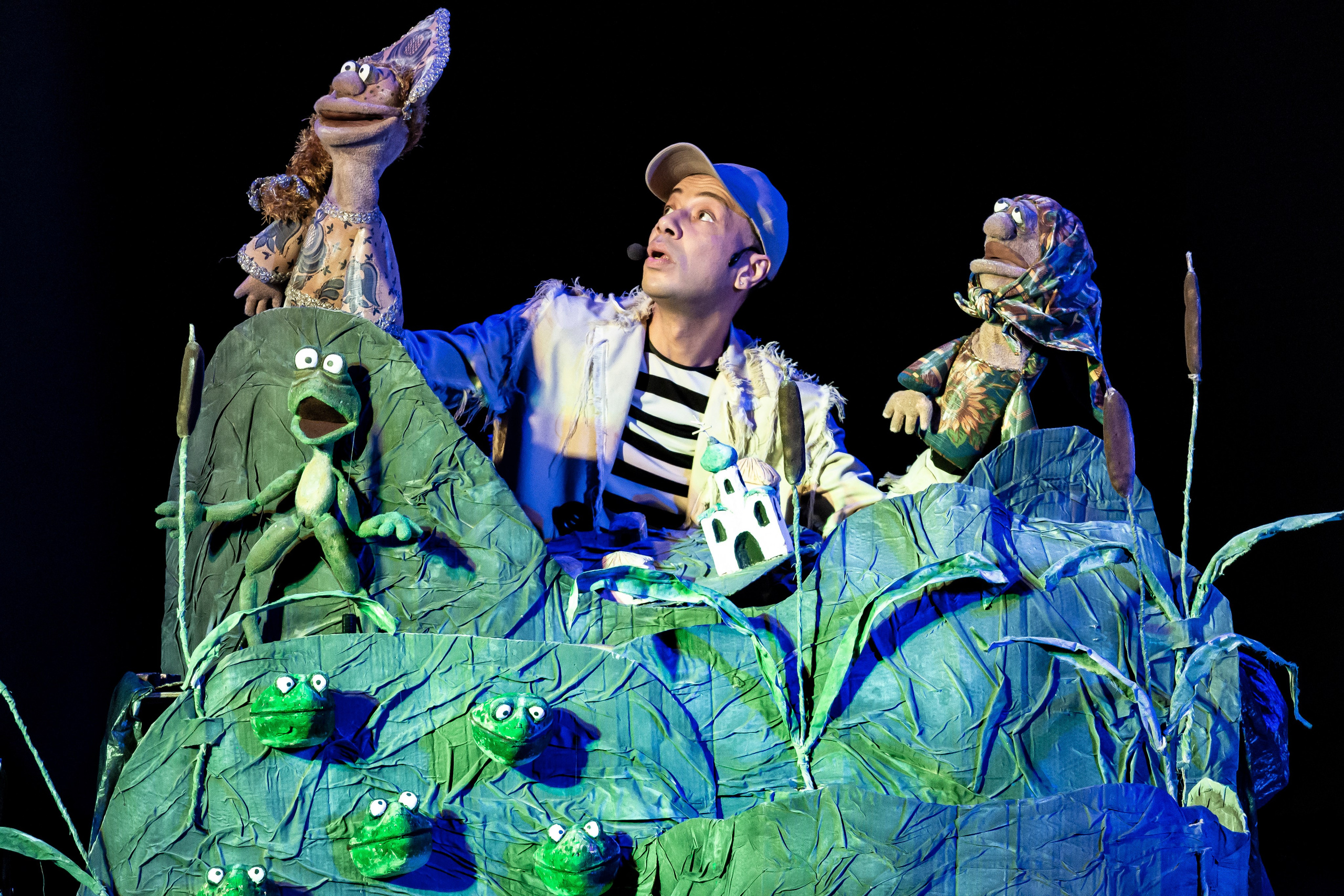 Спектакль театра Саквояж Лягушка путешествиница. Фотограф в Сочи Юрий Шептаев