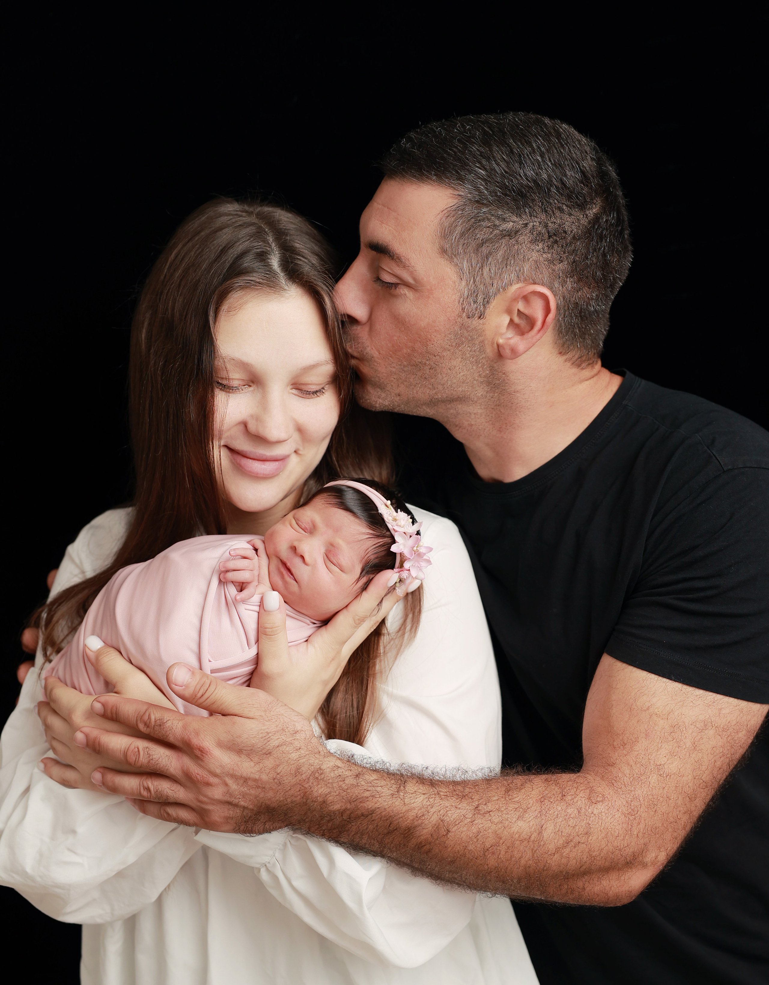 Анечка и ее семья. Фотограф новорожденных в Сочи