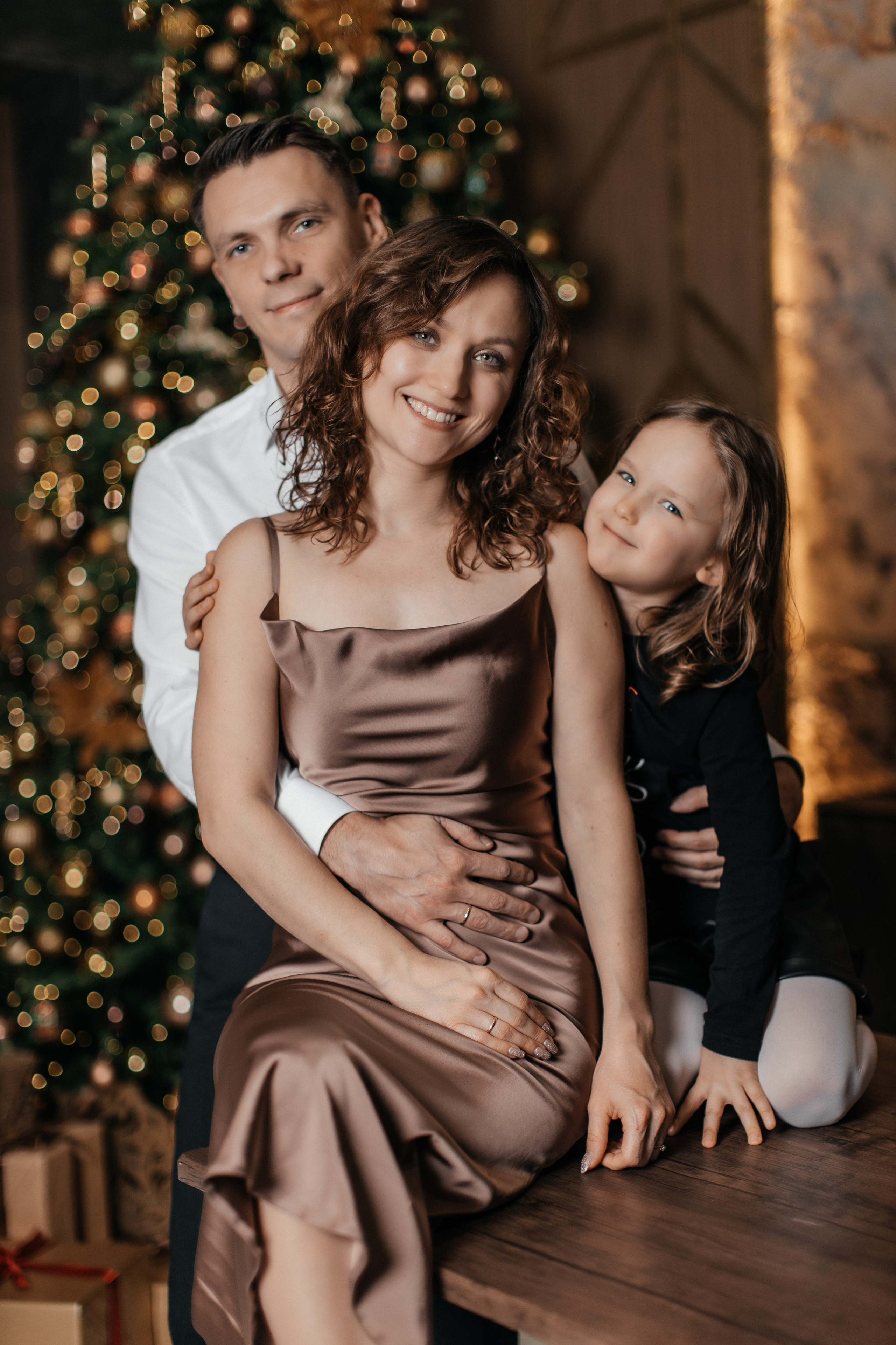 Лена и ее семья. Новогодняя история. Свадебный и семейный фотограф Савельева Дарья