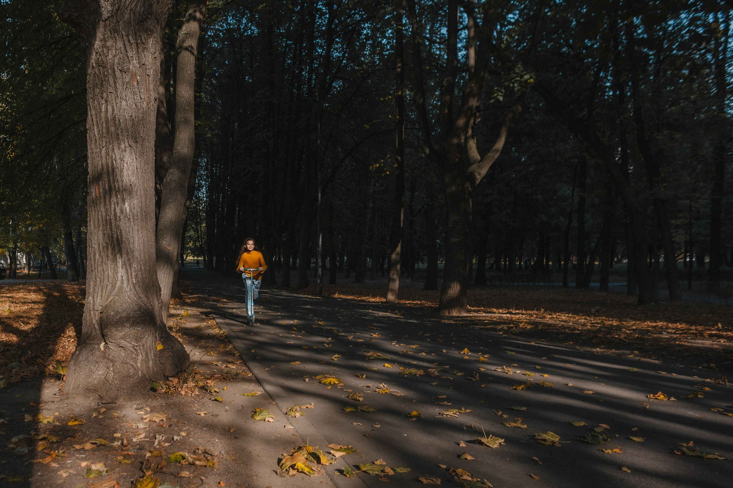 Осенний детский портрет (прогулка). Портретный и репортажный фотограф в Москве, Ольга Ларема
