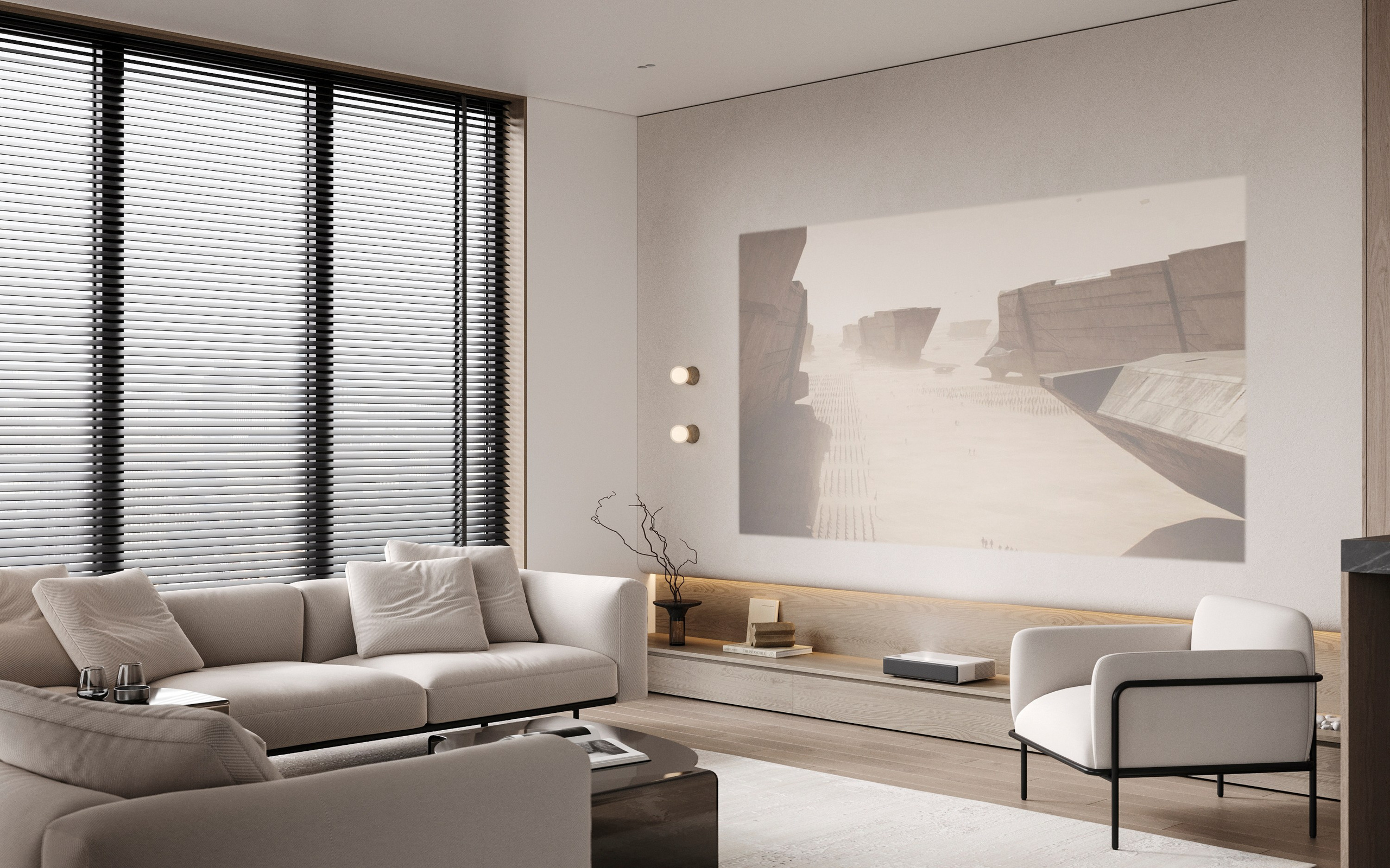 MONOCHROME | CONCEPTUAL PROJECT. Interior Visualization by Valerie Stetyukevich