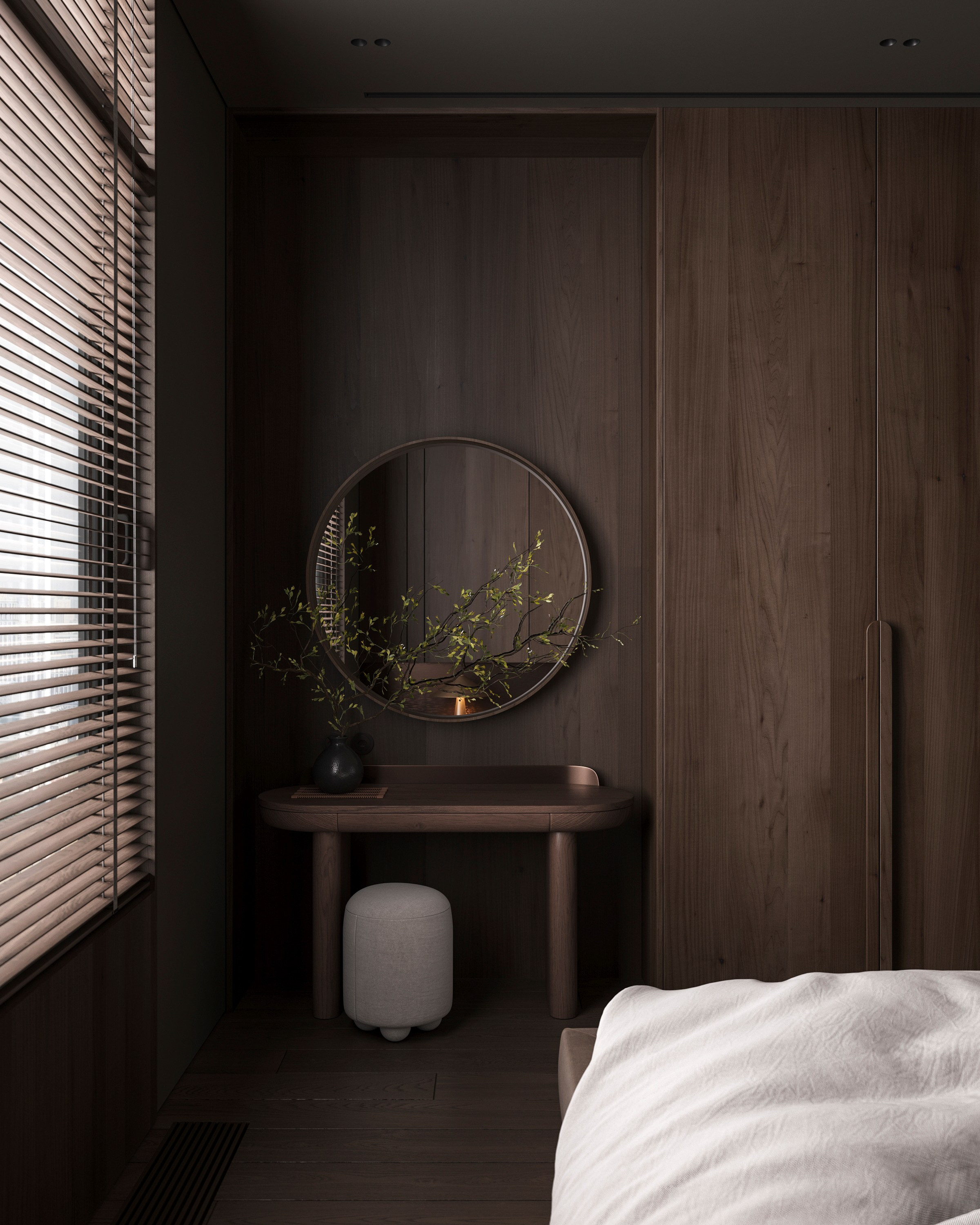 B&W AESTHETIC | DESIGNER ANNE KIREEVA. Interior Visualization by Valerie Stetyukevich