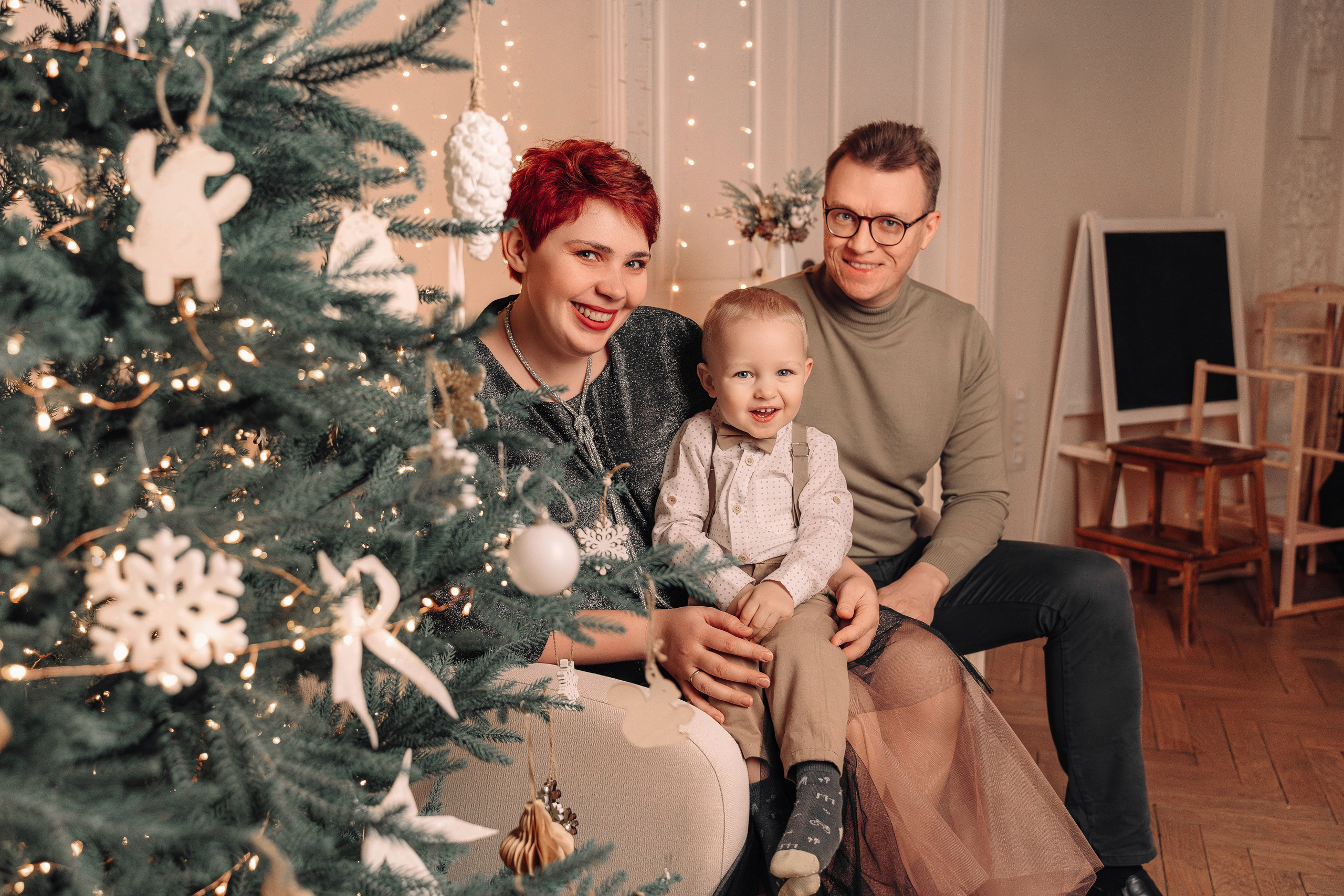 Семейная новогодняя фотосессия в Воронеже. Свадебный и репортажный фотограф в Воронеже Роман Янко