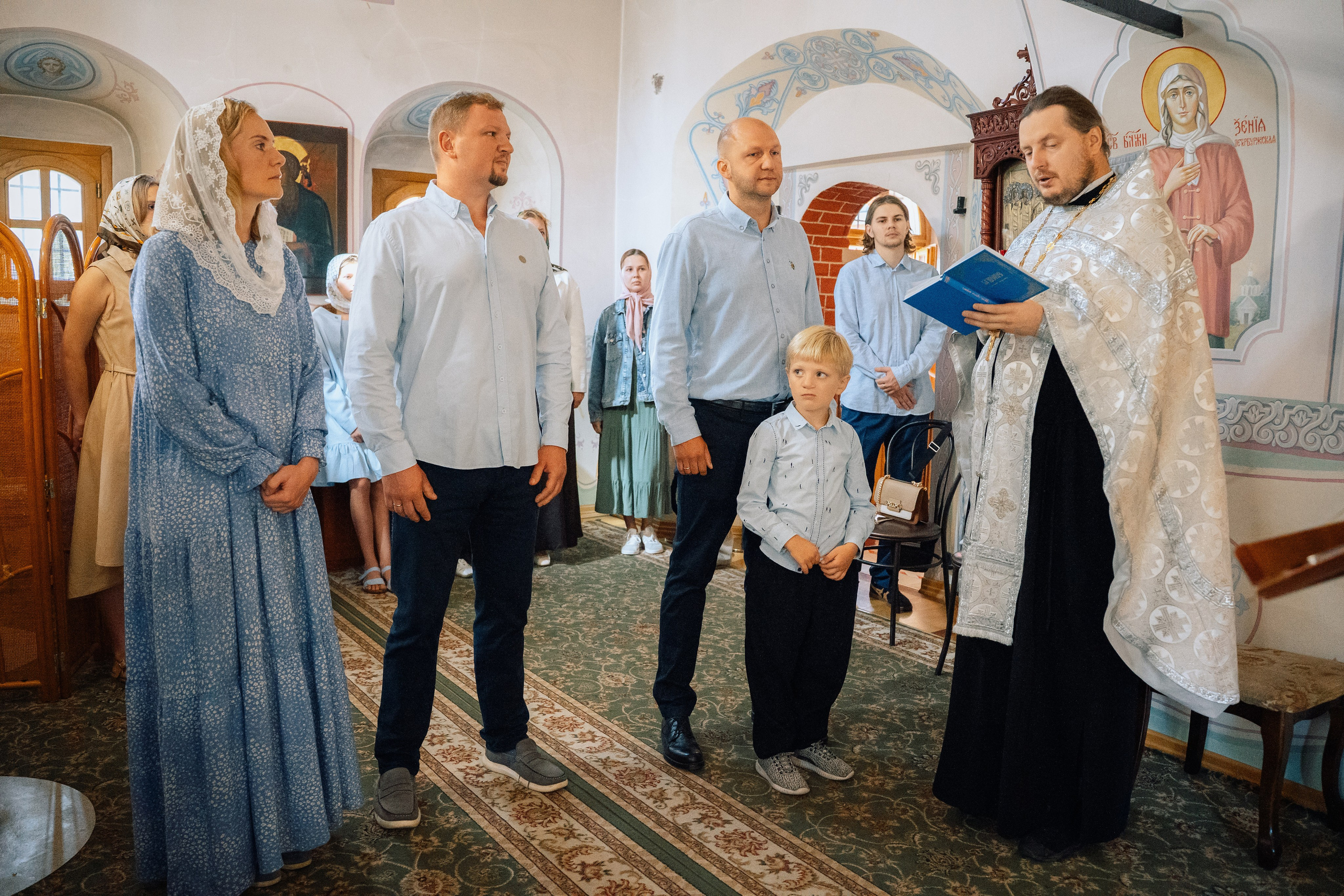 Крещение Марка. Фотограф Казакова Анастасия