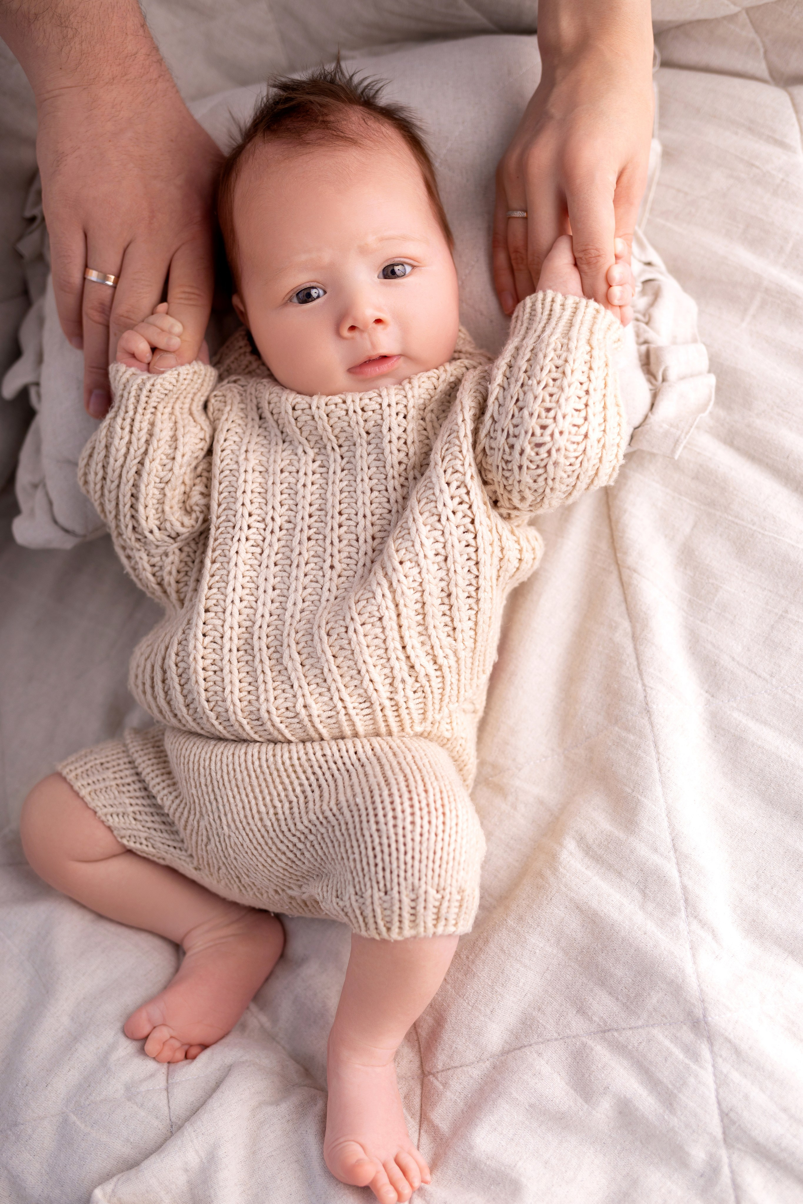Newborn съемка в стиле Лайф. Фотограф новорожденных малышей в Омске и Омской области Эльвира Камаева