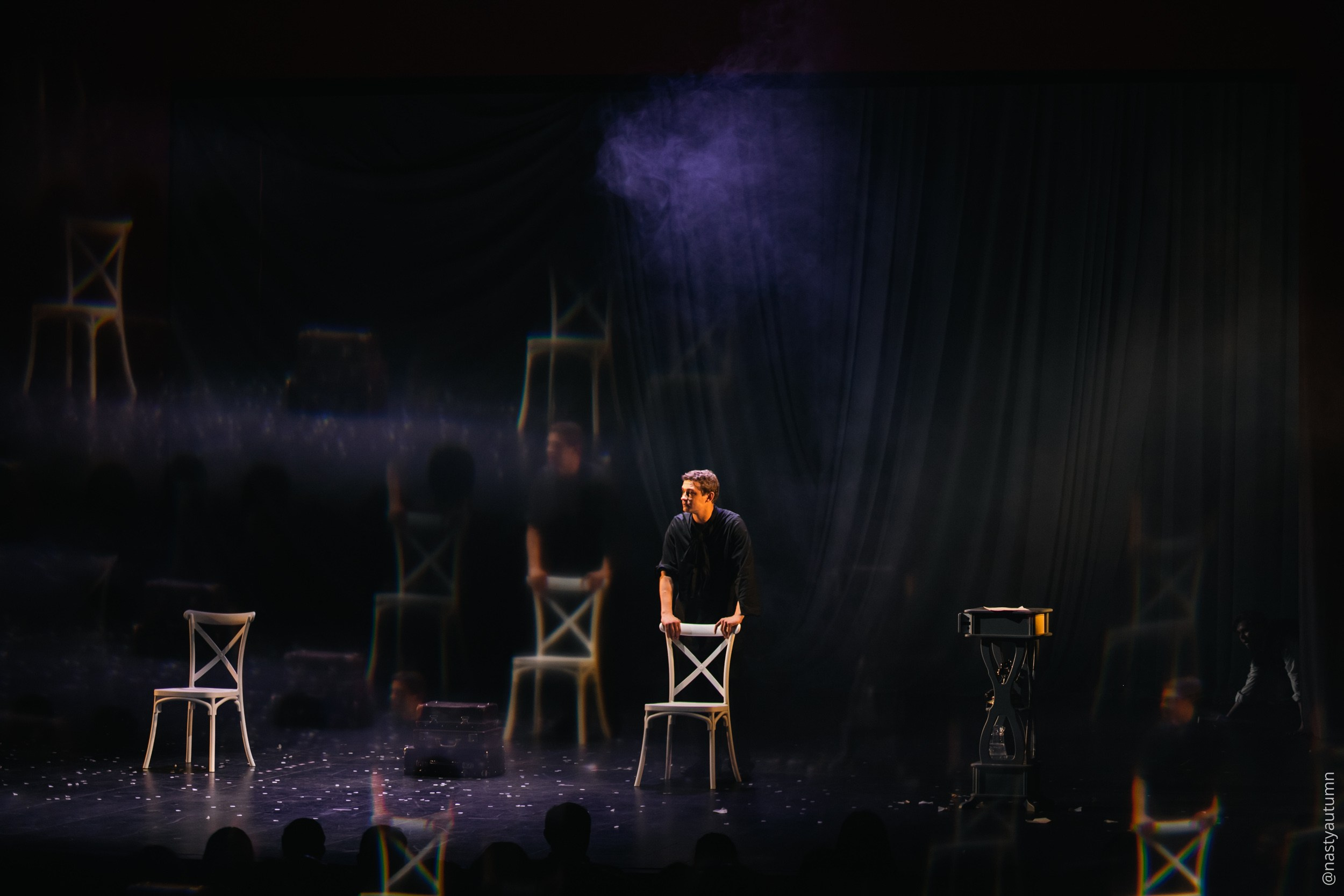 Генеральный прогон «Маяковский. Я сам.». Репортажный и концертный фотограф в Москве Анастасия Осень