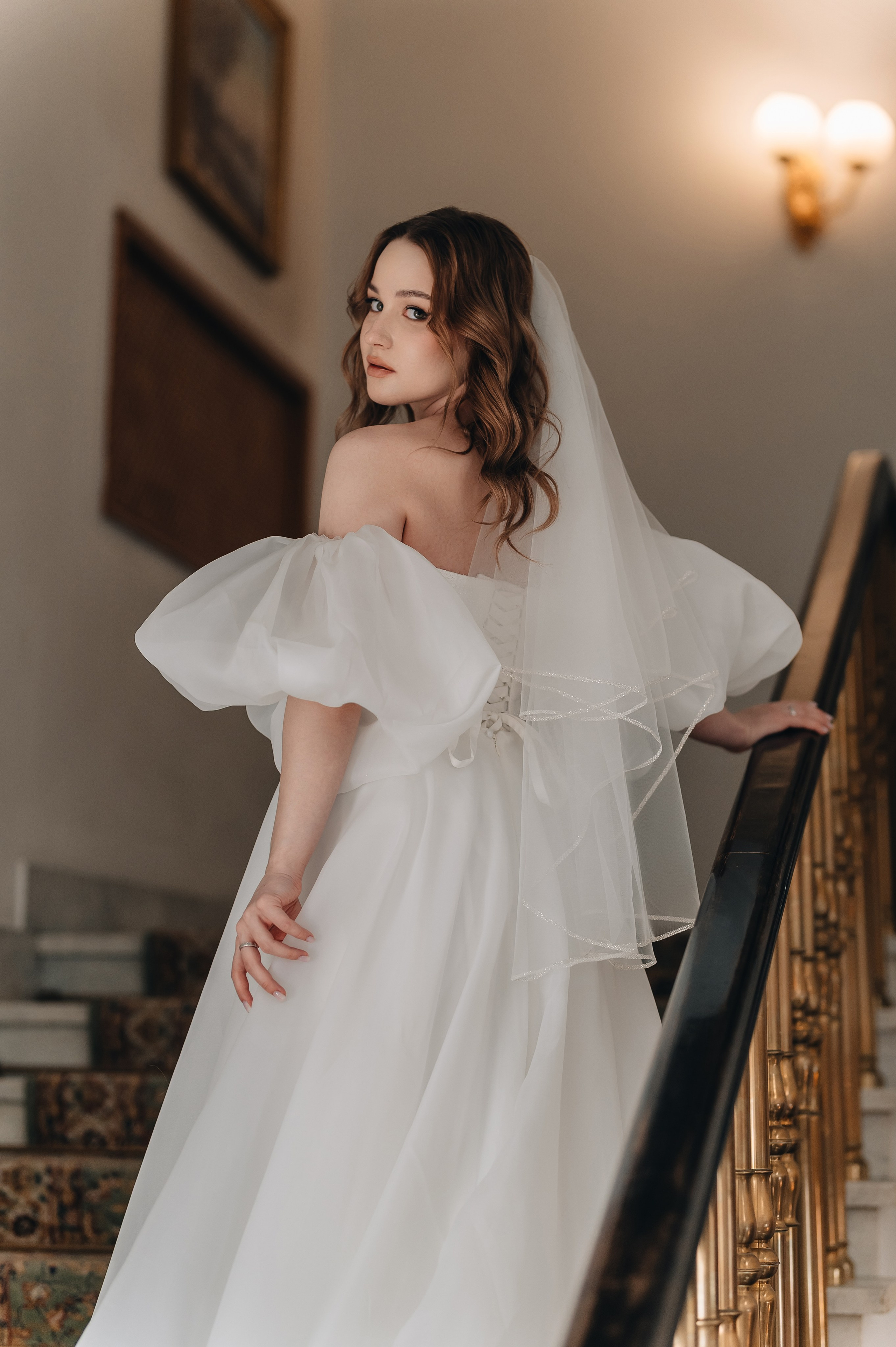 Свадебная фотосессия в библиотеке им. Пушкина. Портретный фотограф Москва Светлана Кашура