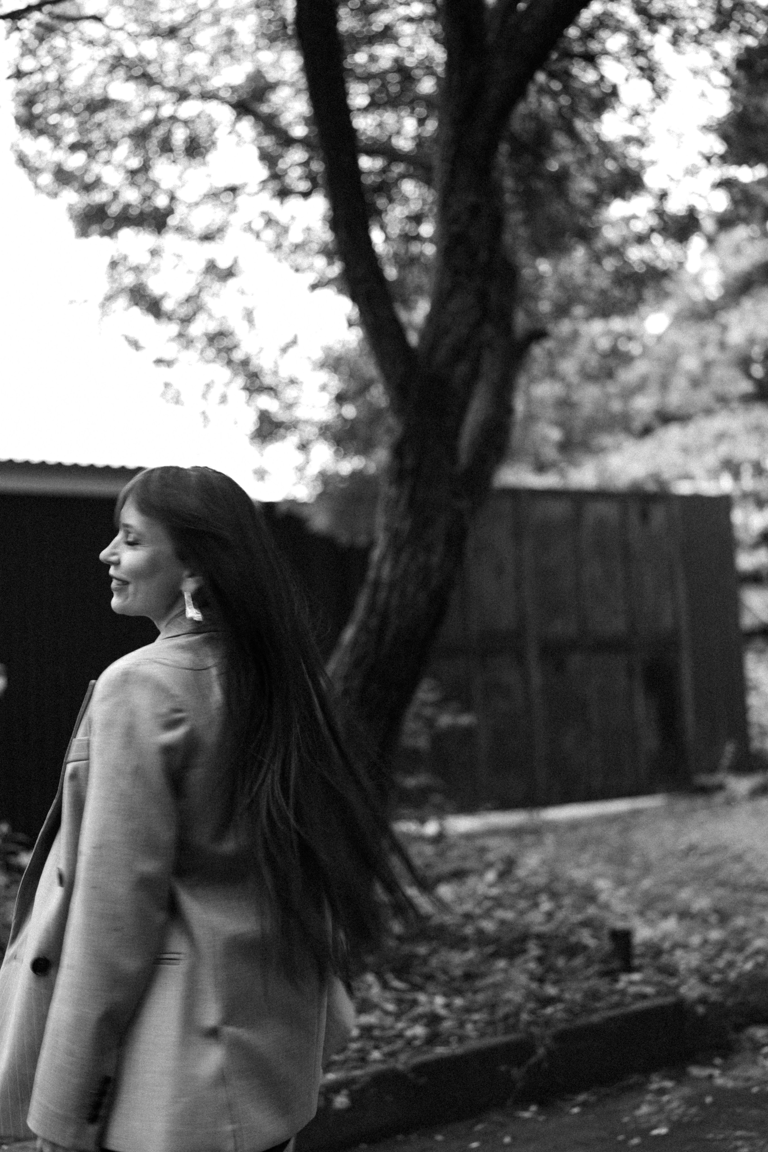 Галина (прогулка под дождём). Фотограф в Москве