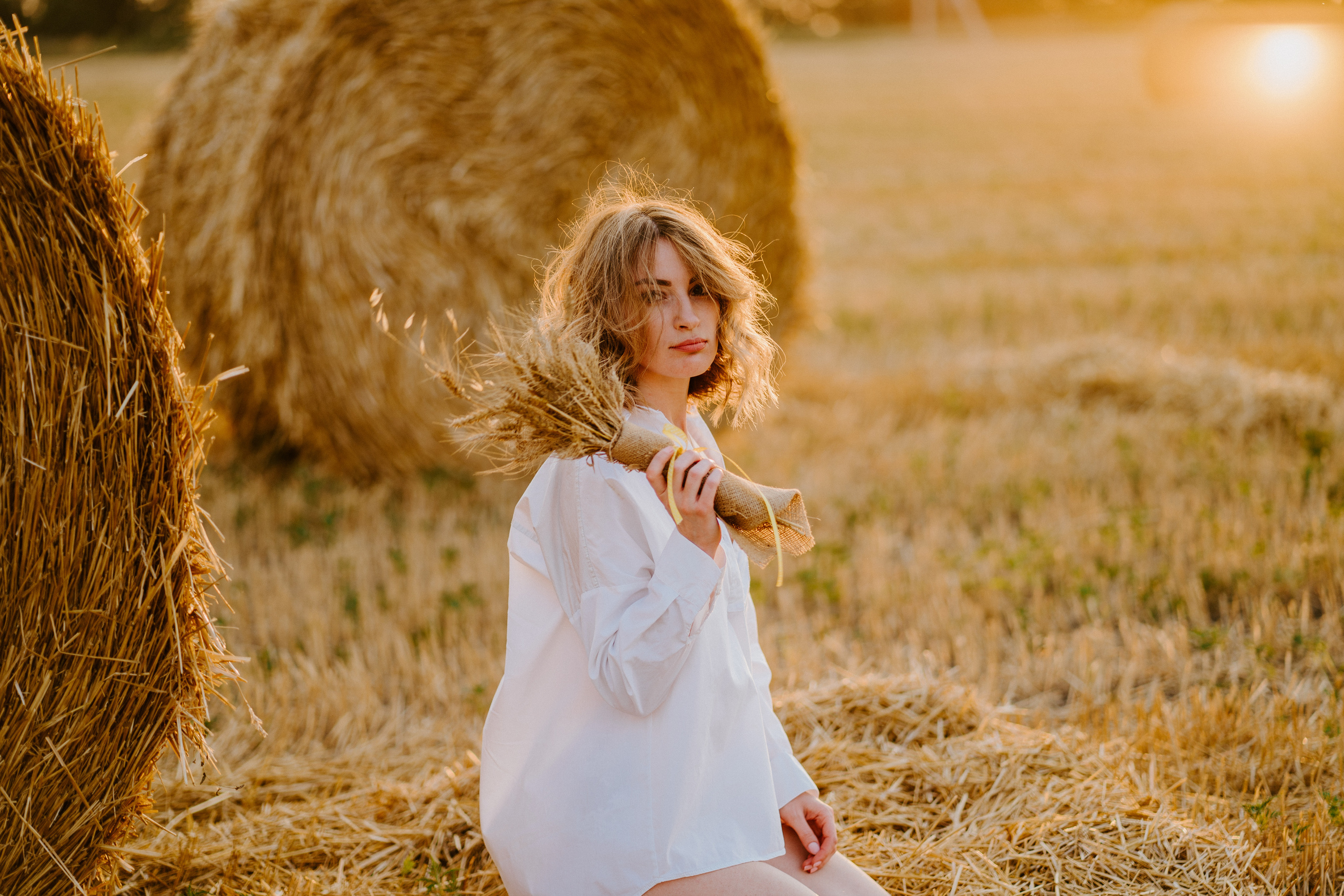 Фотосессия в стогах Ирины. Семейный и детский фотограф в Ростове-на-Дону Екатерина Шевченко