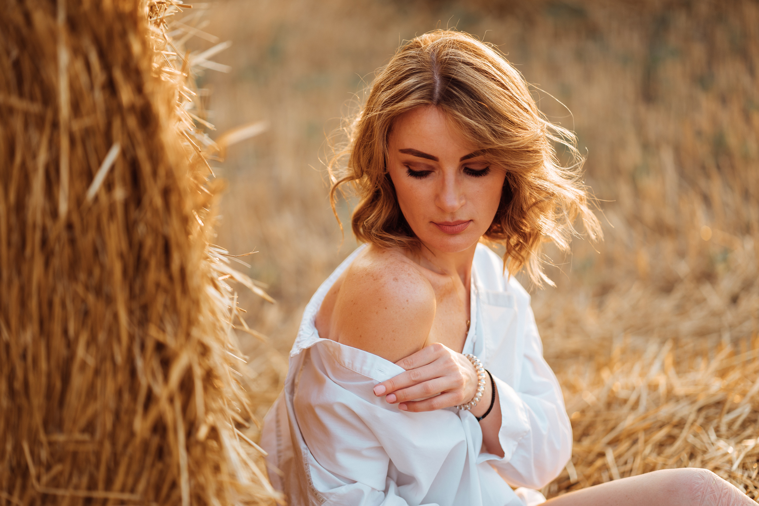 Фотосессия в стогах Ирины. Семейный и детский фотограф в Ростове-на-Дону Екатерина Шевченко
