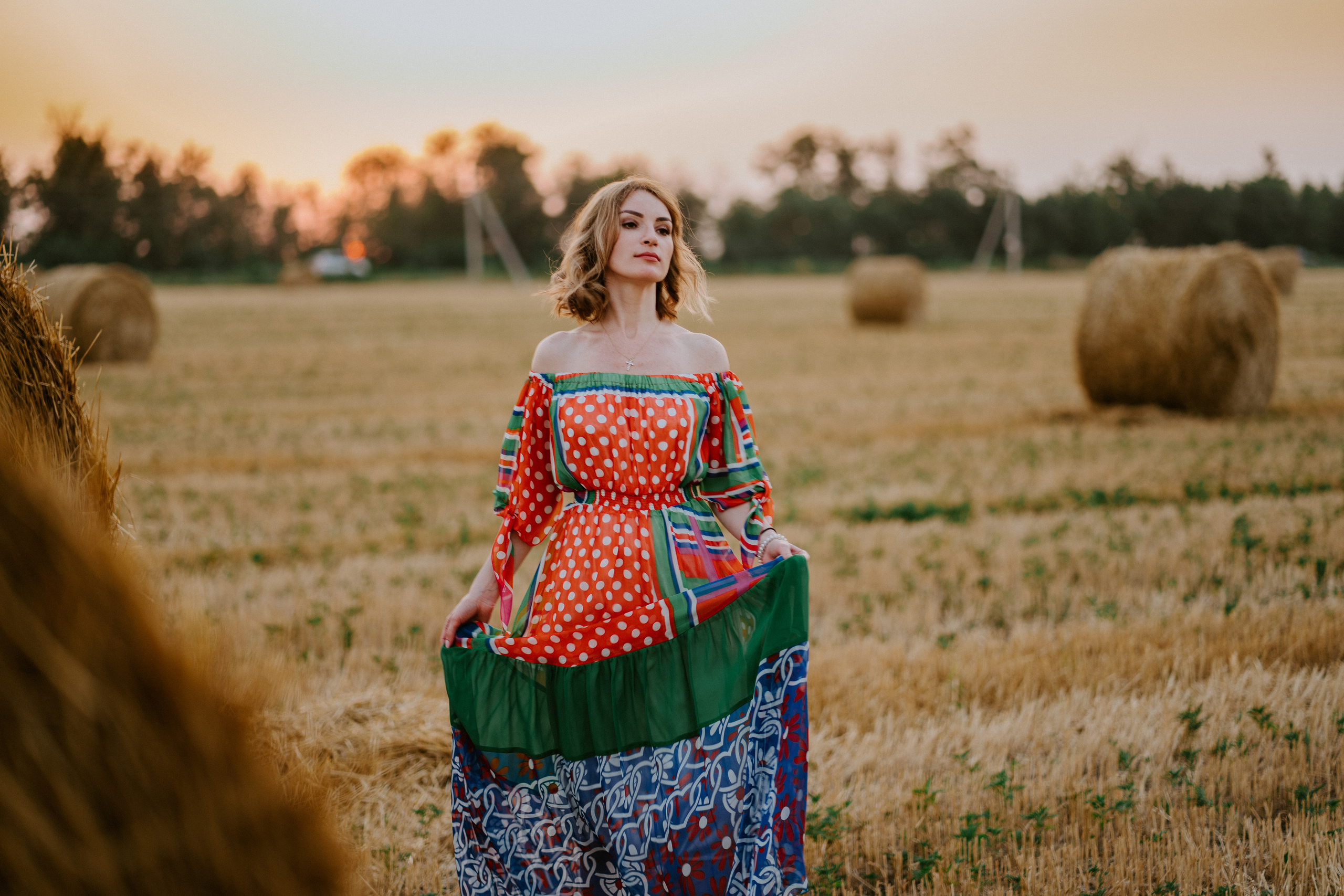 Фотосессия в стогах Ирины. Семейный и детский фотограф в Ростове-на-Дону Екатерина Шевченко