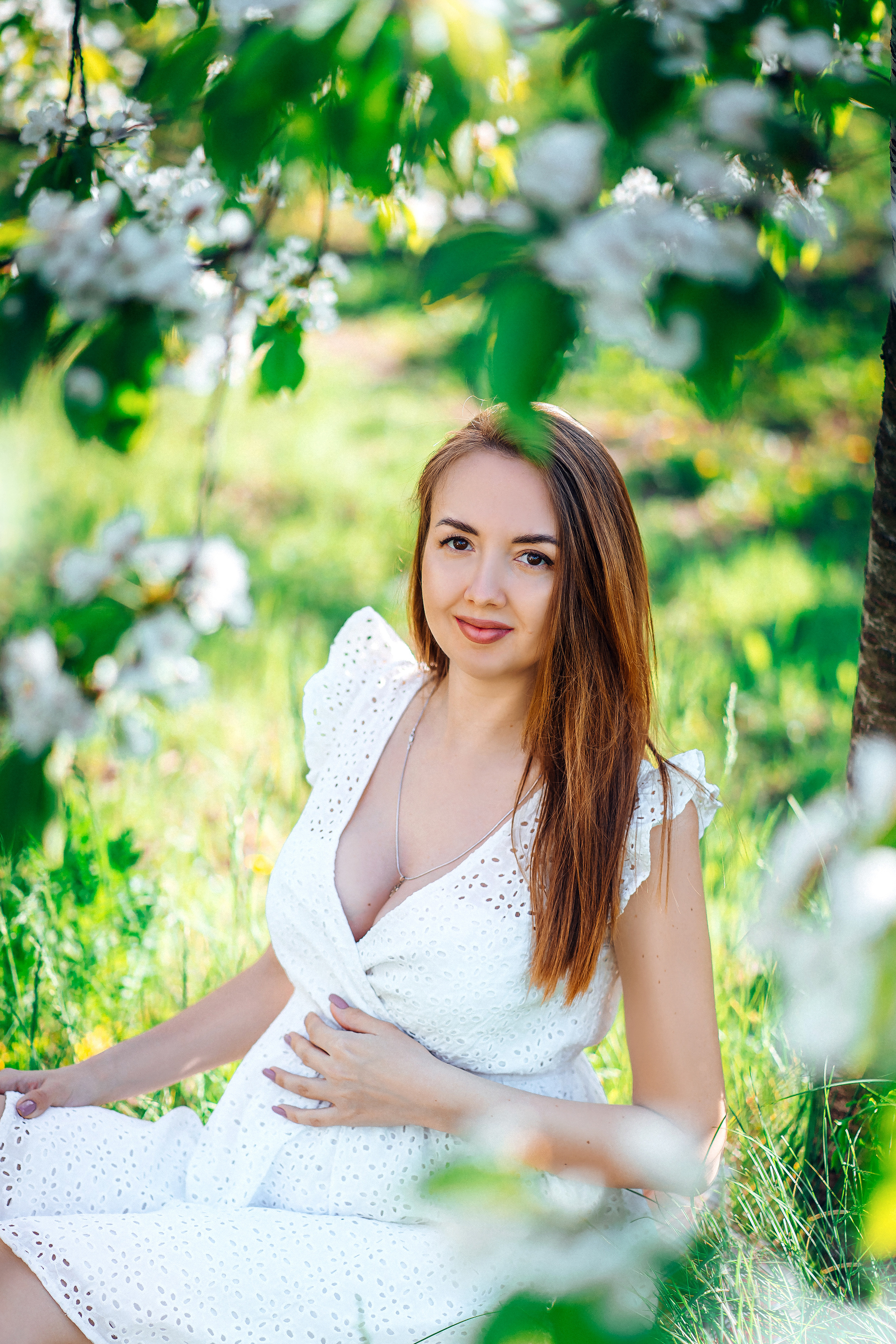 Фотосессия Антонины в Яблоневом саду. Семейный и детский фотограф в Ростове-на-Дону Екатерина Шевченко