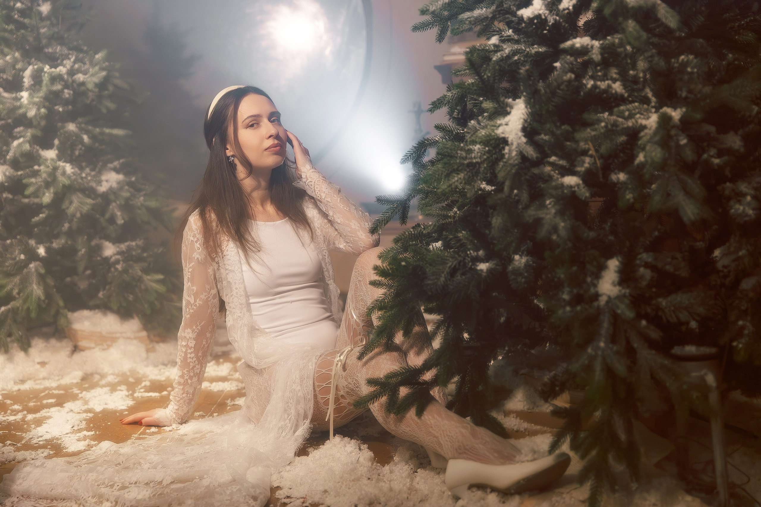 Зимняя сказка на чердаке. Семейный и женский фотограф в Москве Надежда Воробьева