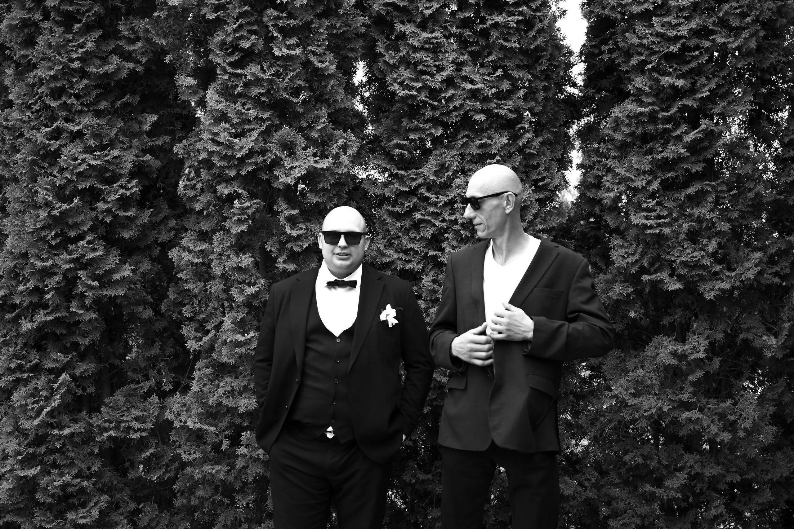 Black and white film. <3