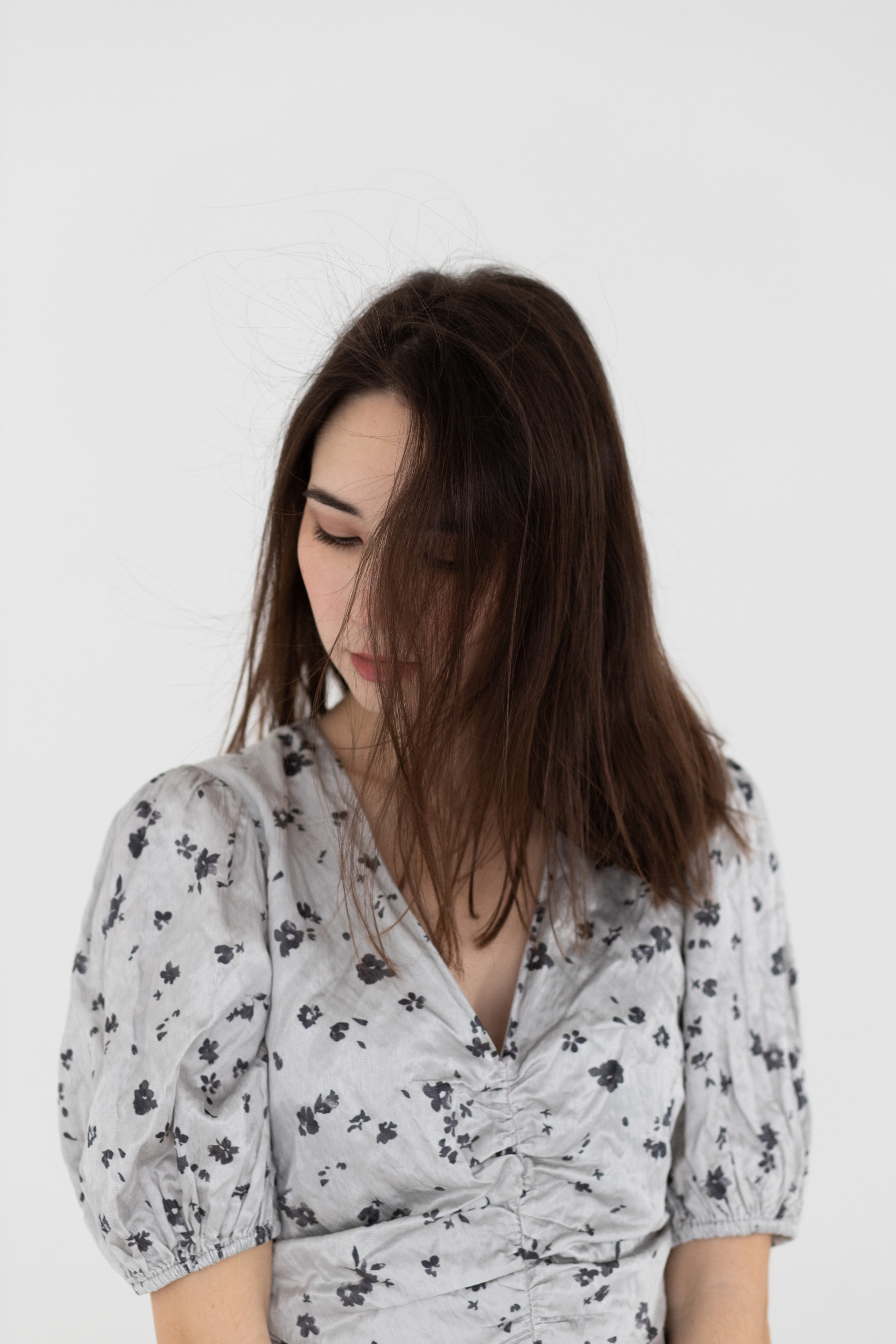 Съемка в студии на белой циклораме для Алены. Контент фотограф Екатеринбург