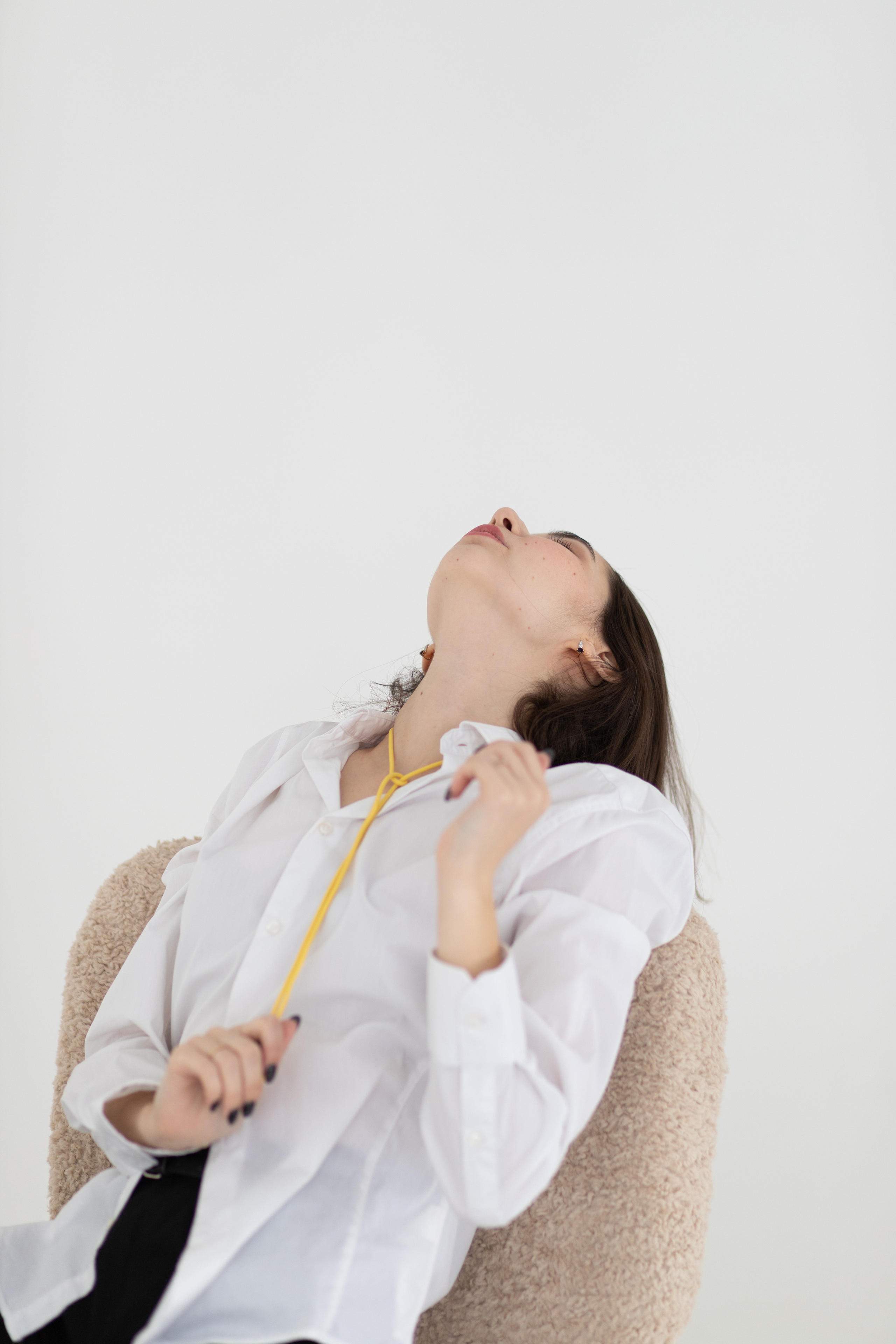 Съемка в студии на белой циклораме для Алены. Контент фотограф Екатеринбург