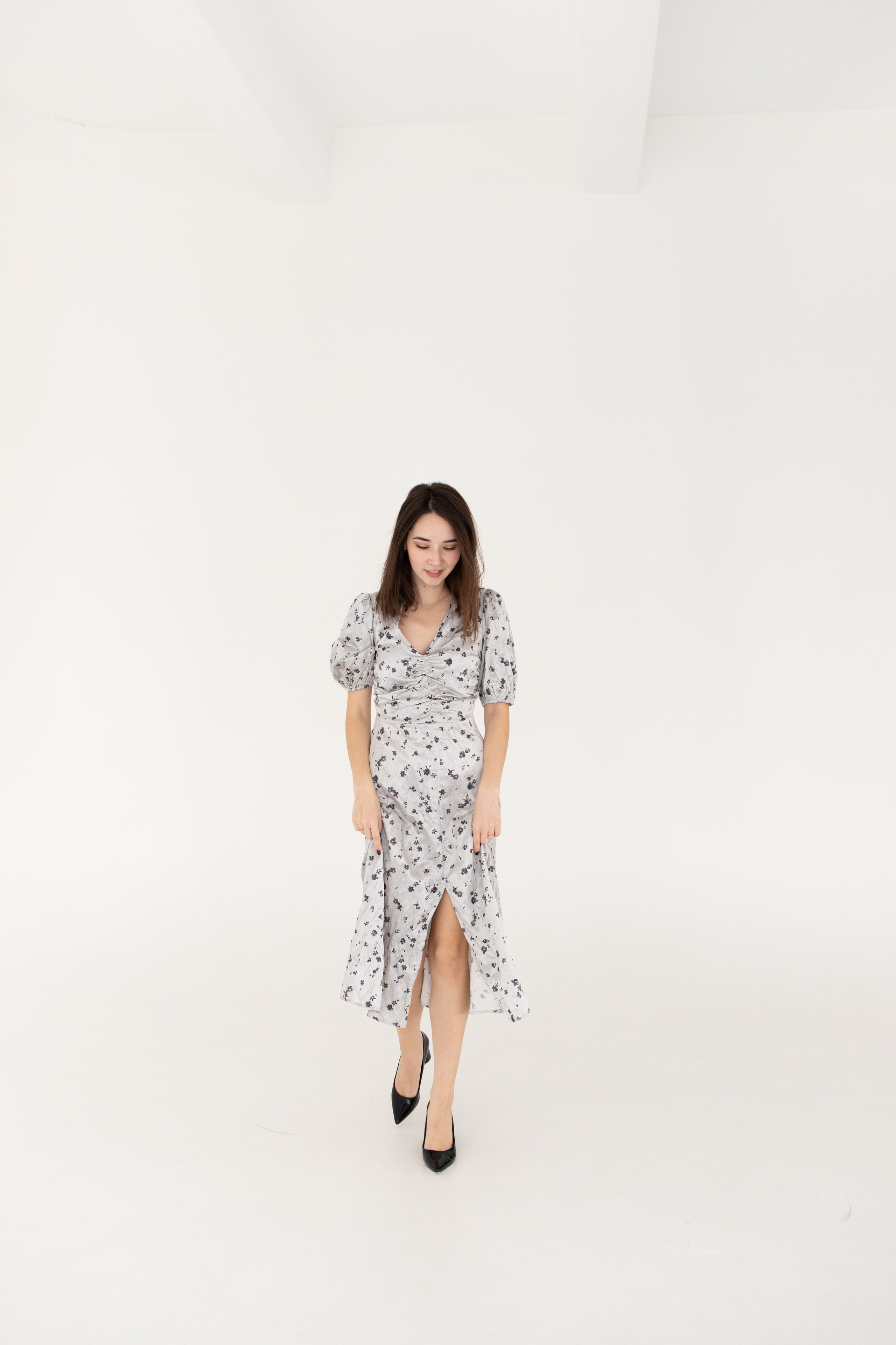 Съемка в студии на белой циклораме для Алены. Контент фотограф Екатеринбург