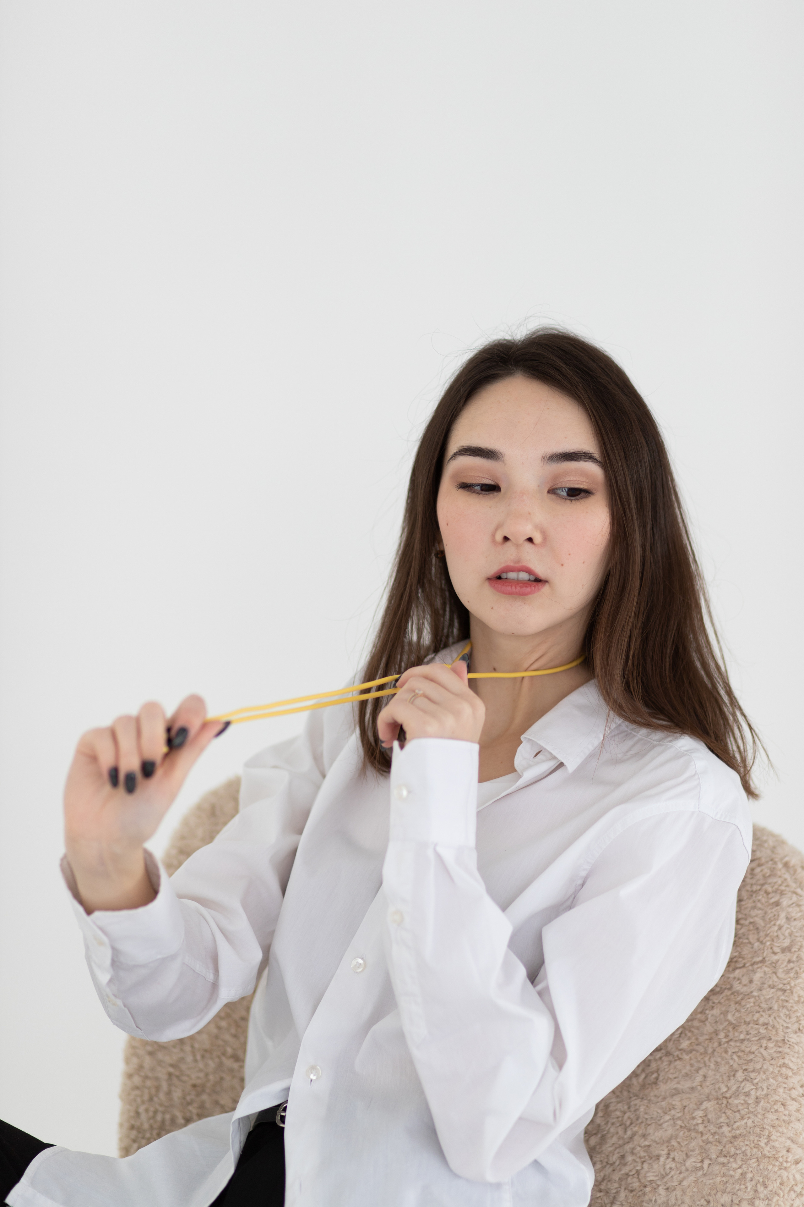 Съемка в студии на белой циклораме для Алены. Контент фотограф Екатеринбург