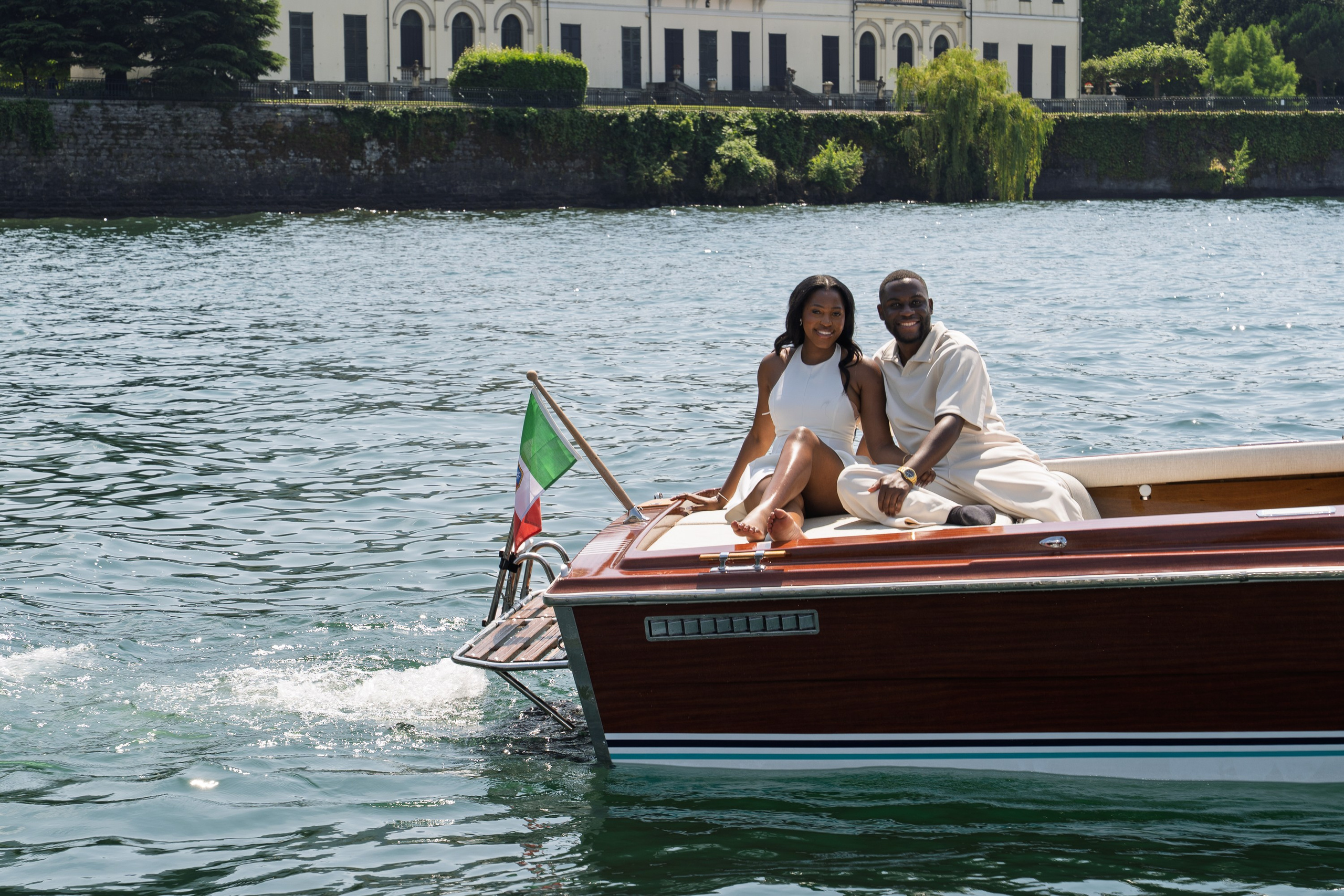 Tishane & Fiance. Maria Anistratova | Destination Photographer, Videographer & Drone Pilot — Lake Como