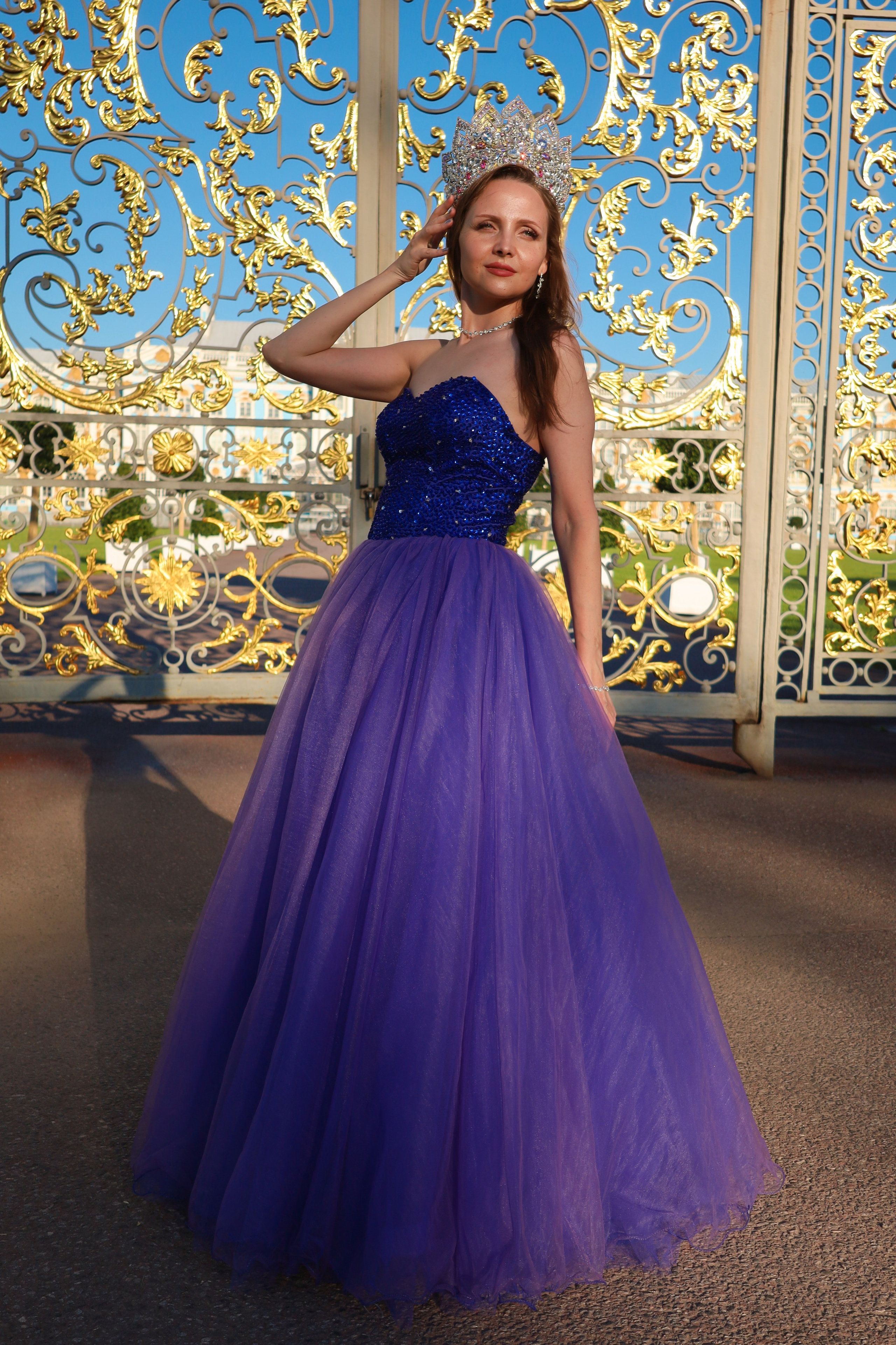 Царское село. Победительница конкурса красоты. Женский портрет. Корона. Портфолио