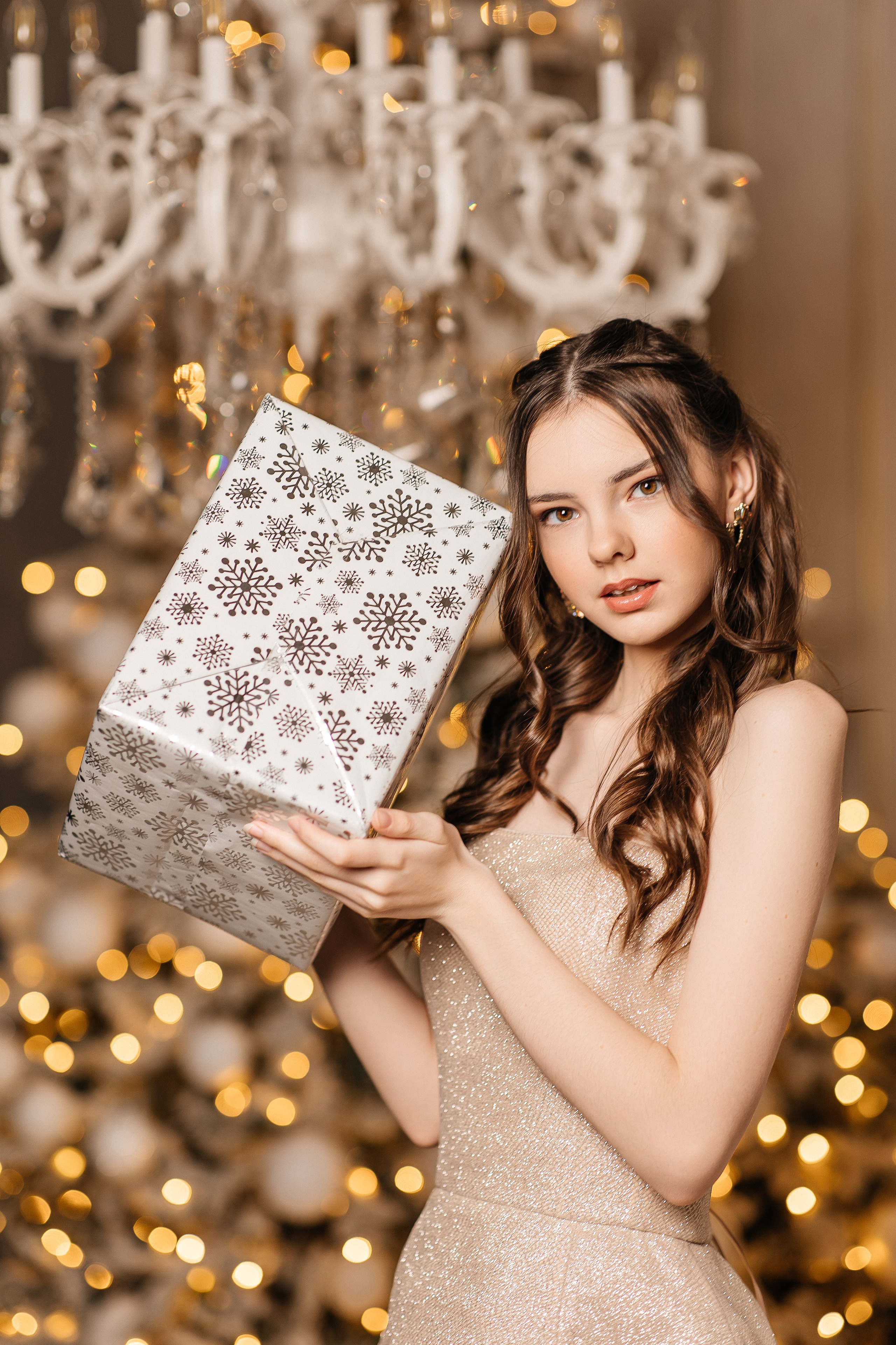 Индивидуальная 2х часовая новогодняя съемка для Анастасии. Портретный фотограф Юлия Красноперова в Барнауле/Заринске