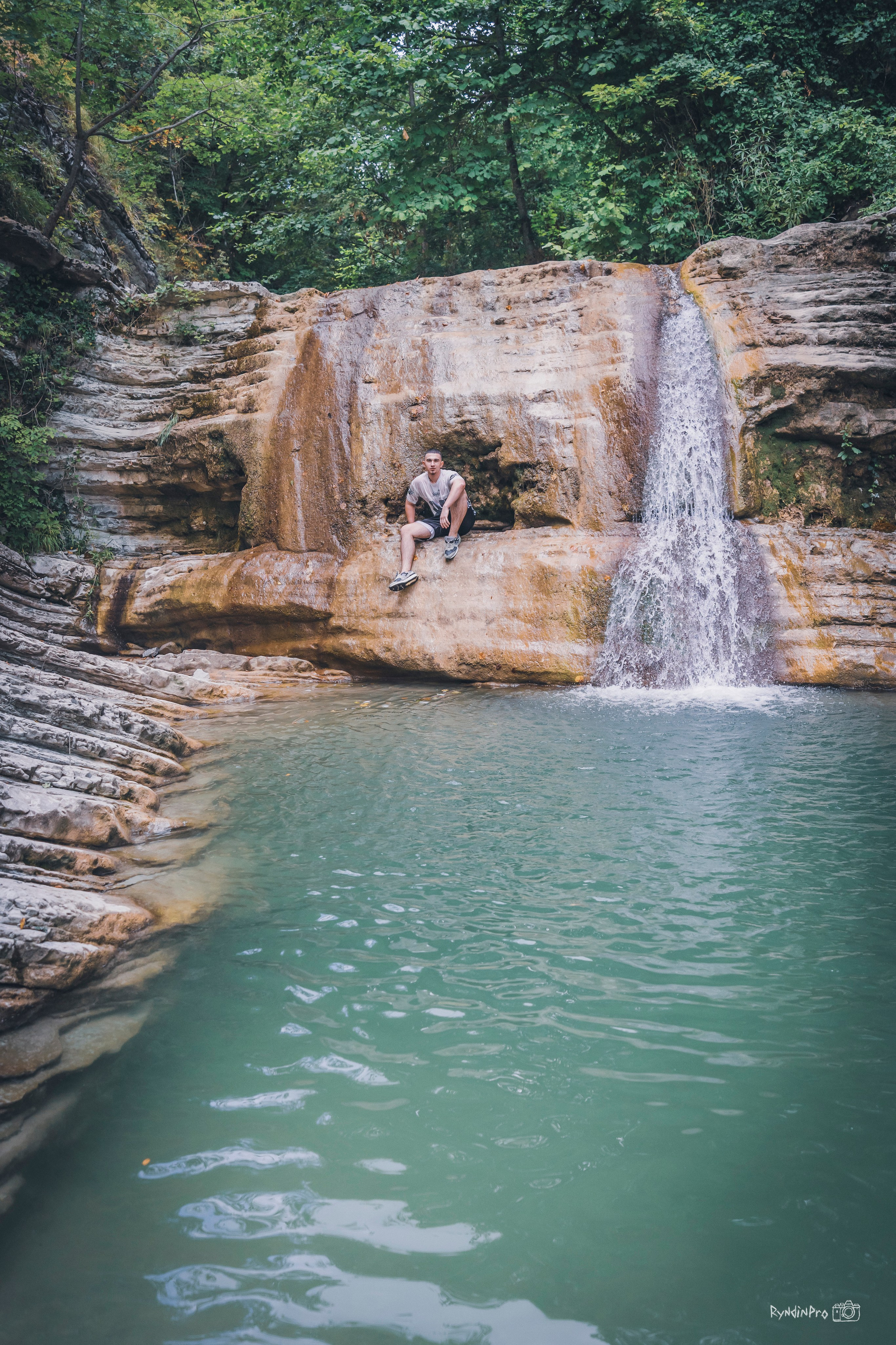 Поход на водопады Куаго с командой Мадьяр 23.07.24. Репортажный фотограф в Краснодаре Рындин Дмитрий