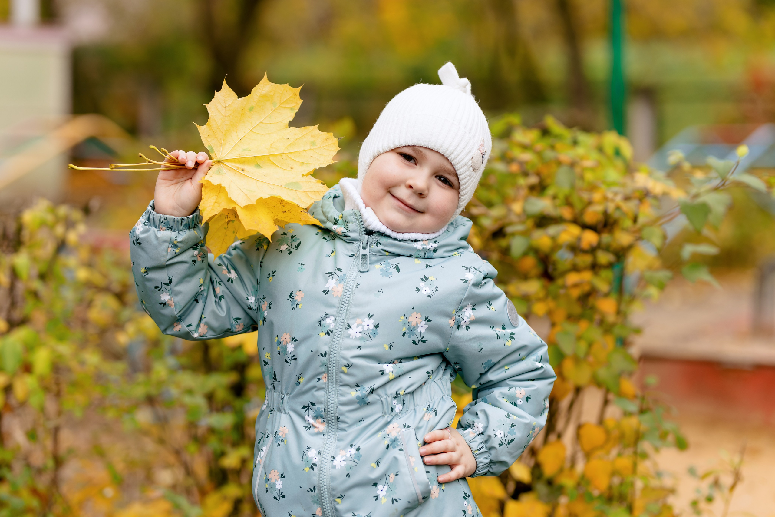 Осень в садике. Свадебный и семейный фотограф в Туле и области Маша Костина