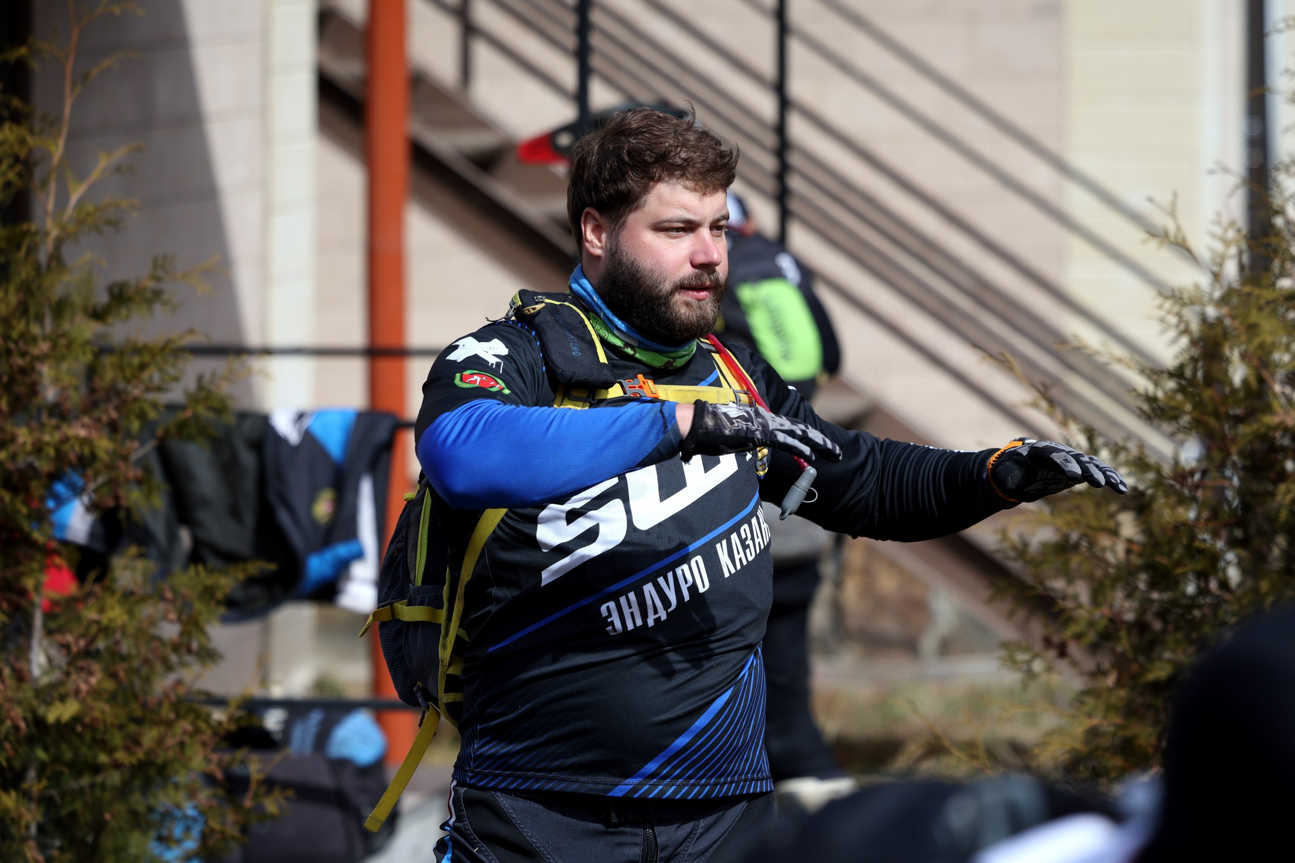 Репортажная фотосъемка выезда на эндуро мотоциклах в Кисловодск с НашиТуры. Разминка