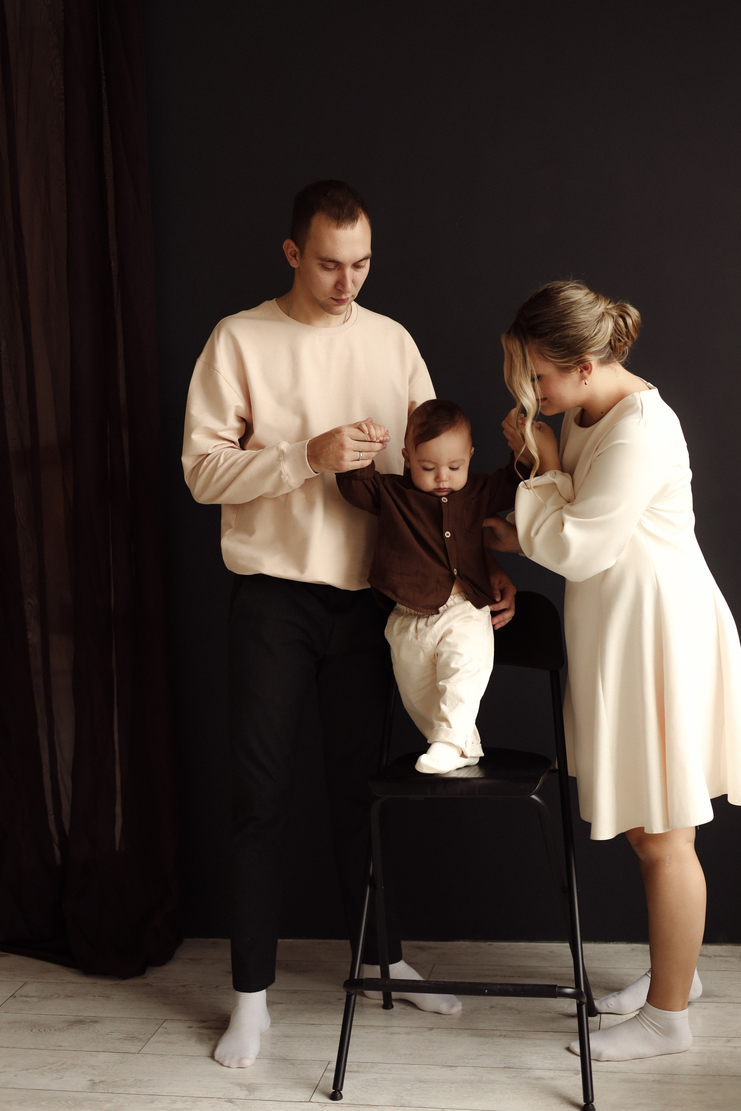 Вадим, Глебушка, Лиза. Фотограф Мария Лаенко