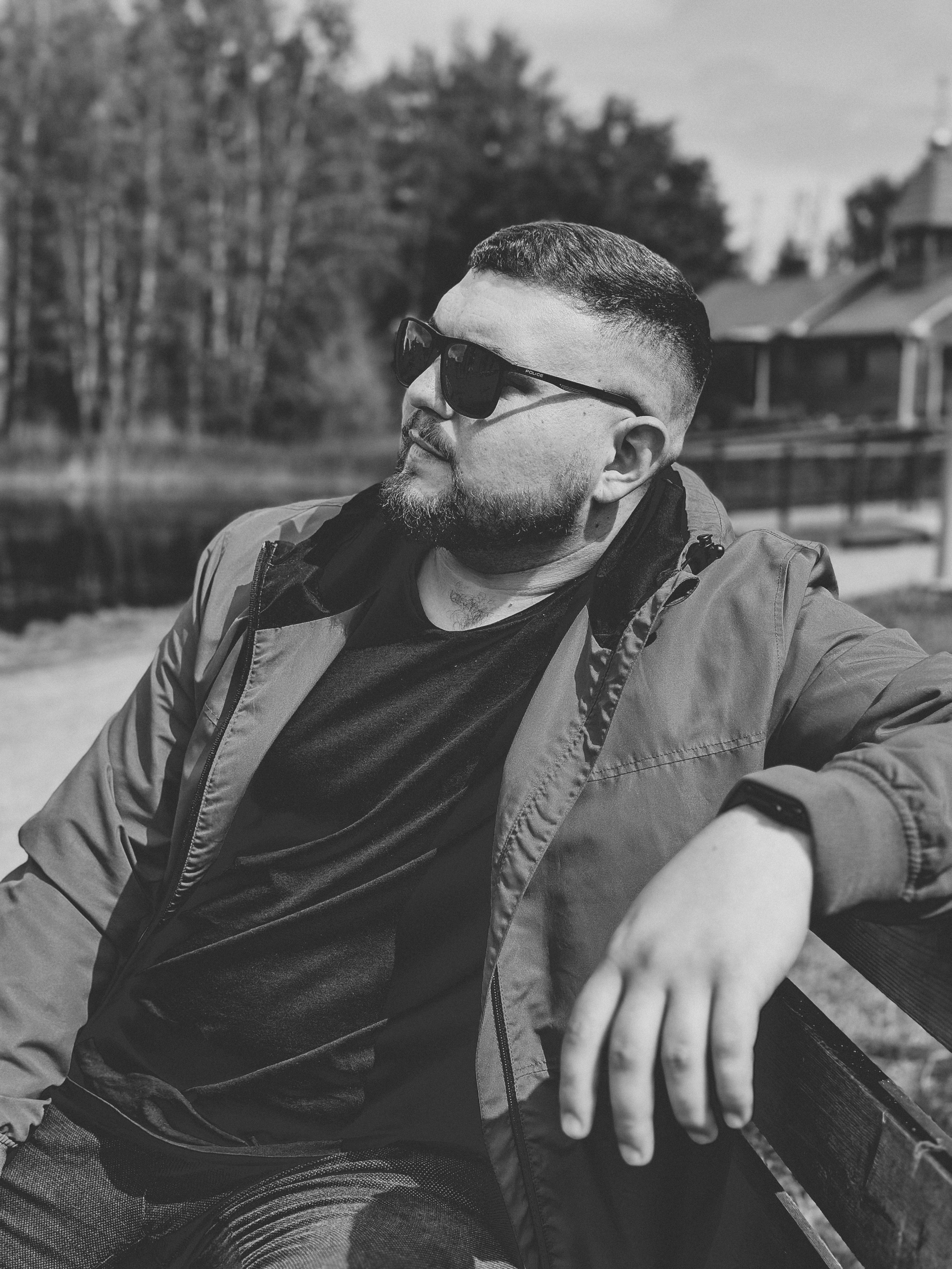 Брутальная ЧБ фотосессия Даниила. Твой фотограф и видеограф в Тюмени — Сергей Бизин