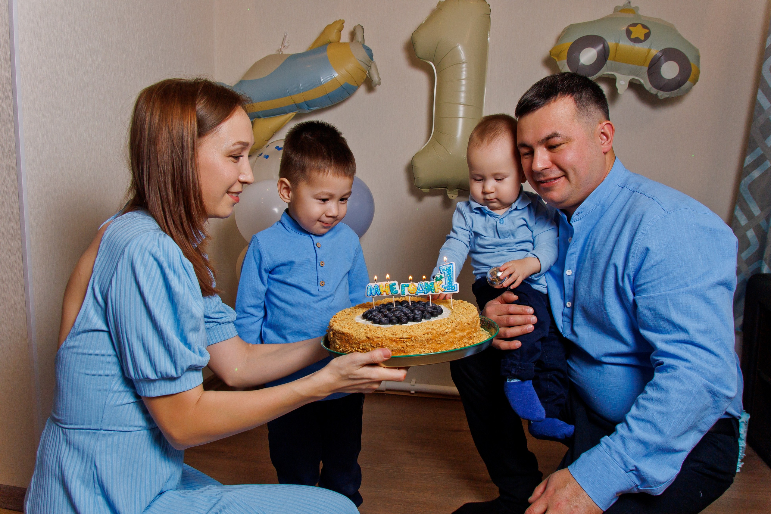 Репортажа съемка — ДР 1 годик. Свадебный фотограф