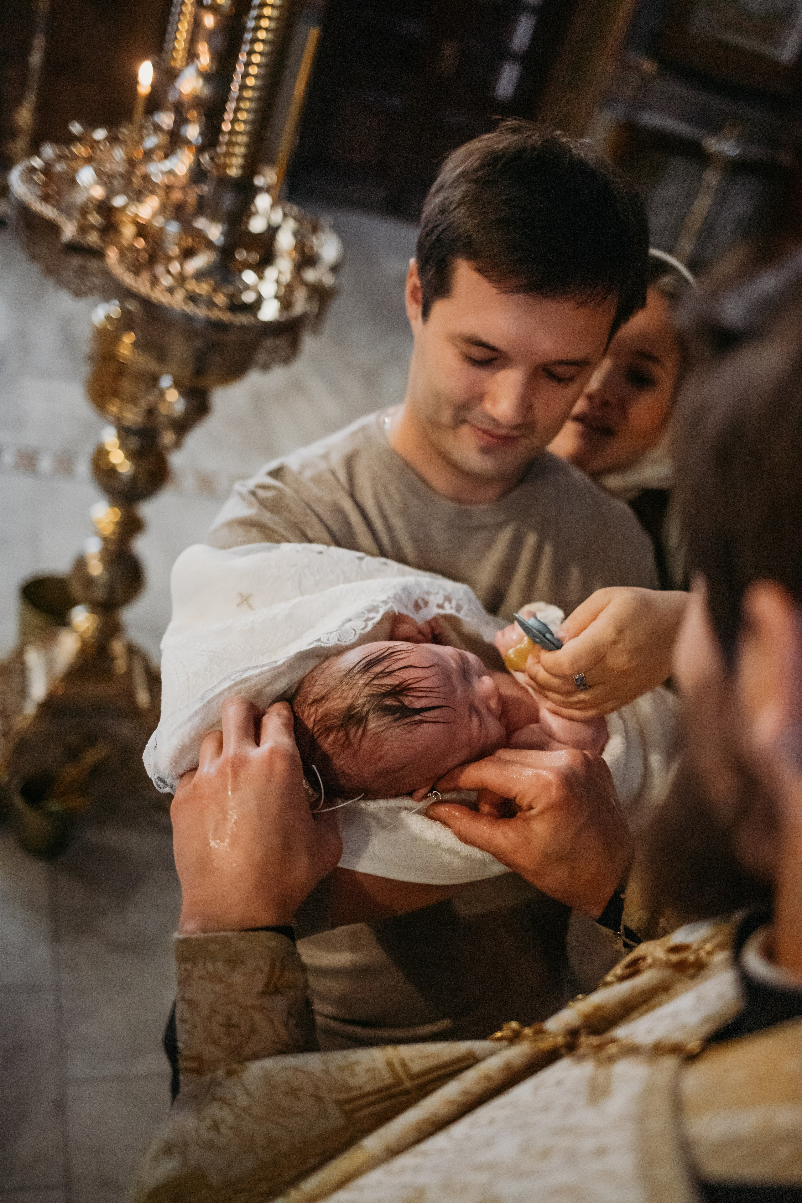 Крещение Тимофея. Семейный и детский фотограф в Москве Александра Нараевская