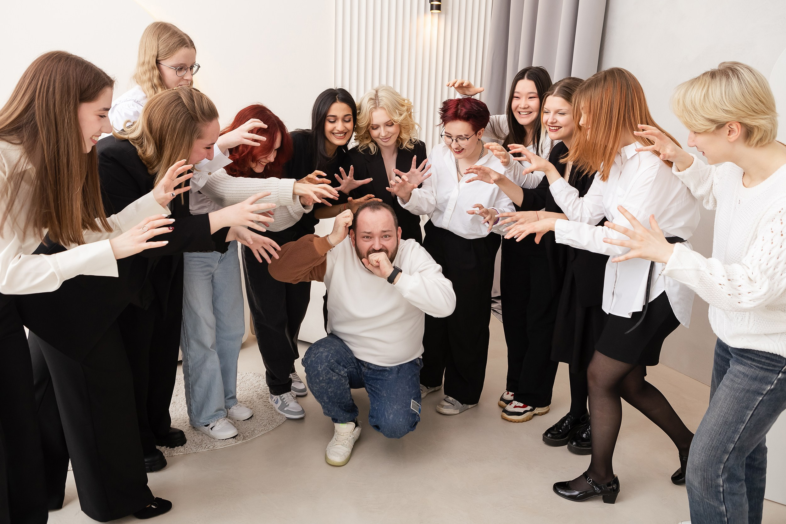 Идея для фото с учителем