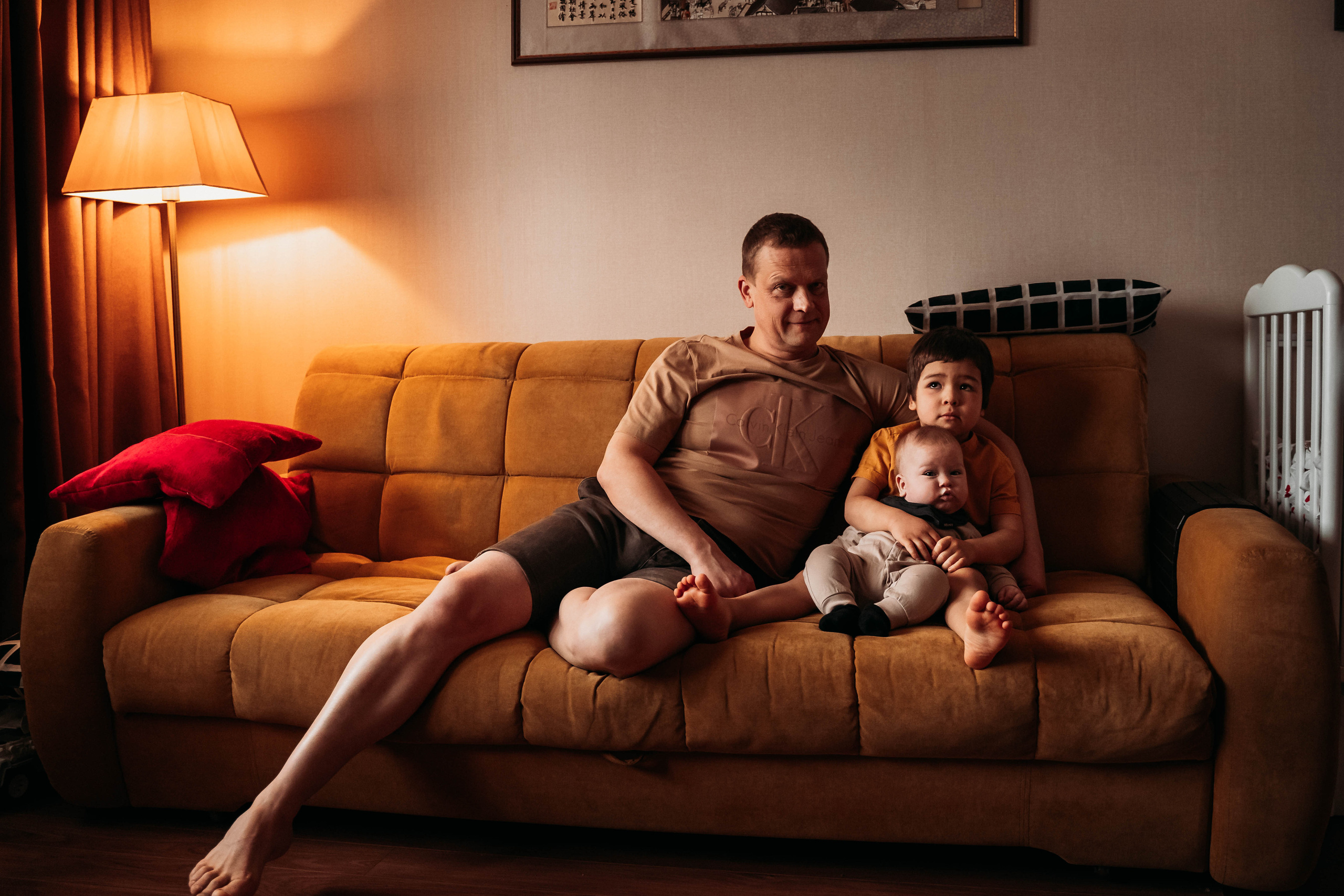 Семейная фотосессия дома. Детский и семейный фотограф в Москве Алёна Шестунова