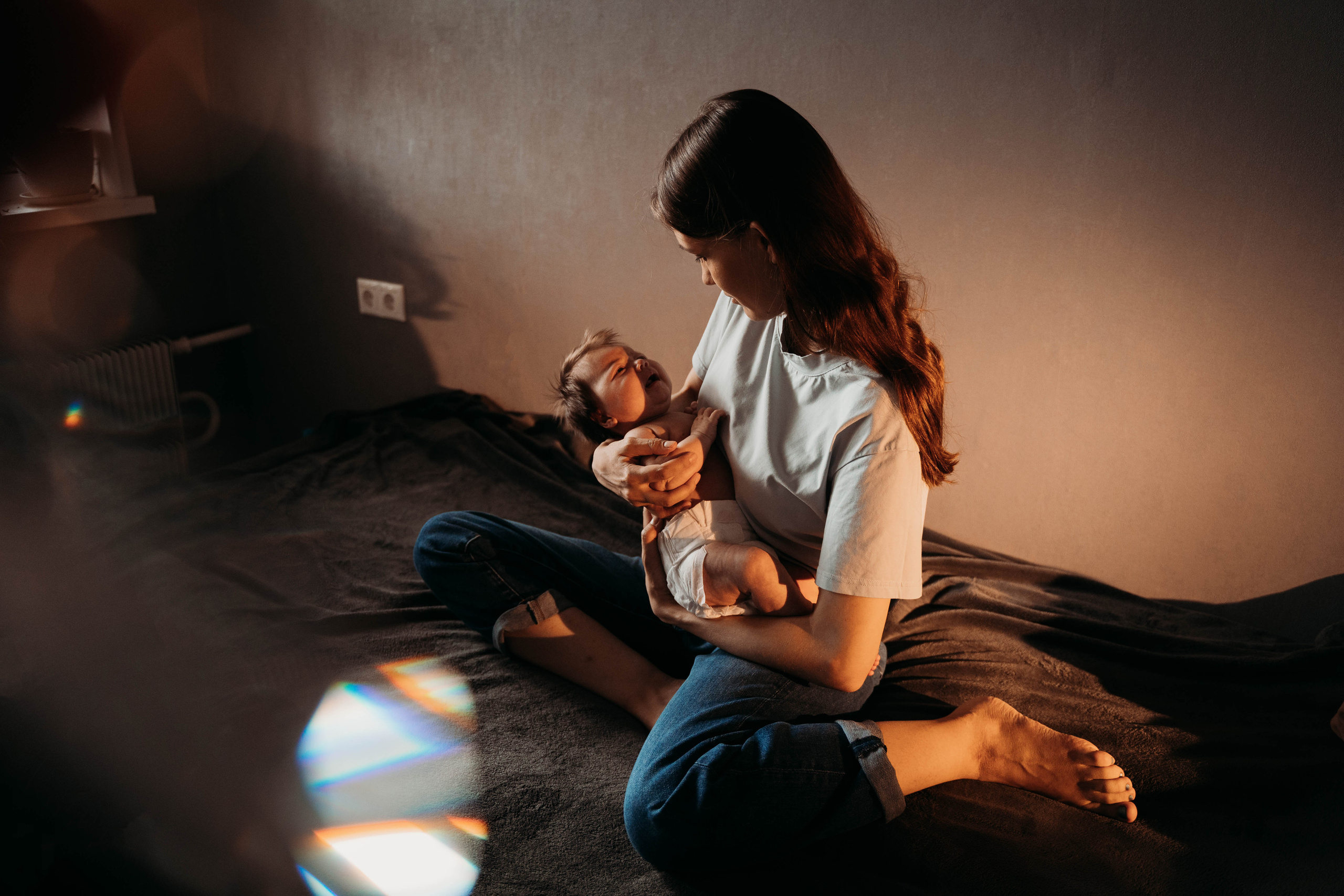 Варюша и ее родители. Детский и семейный фотограф в Москве Алёна Шестунова